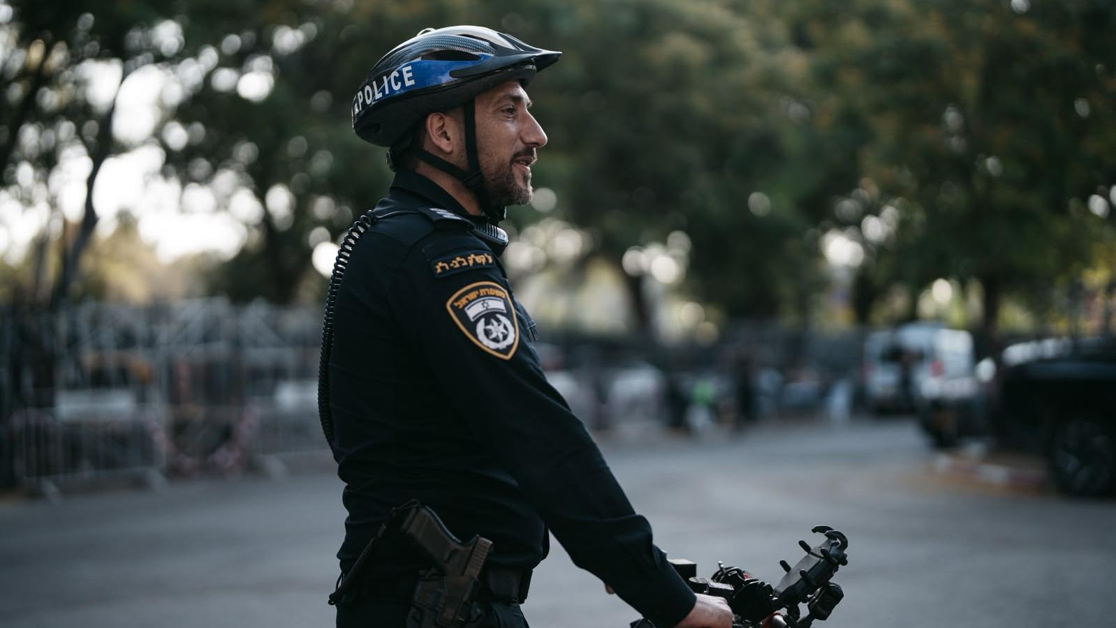 הערכות משטרתית לחסימות כבישים בקריית אונו ובגני תקווה. קרדיט: דוברות המשטרה