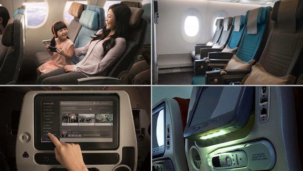 מחלקת התיירים הטובה בעולם. צילום: Singapore Airlines