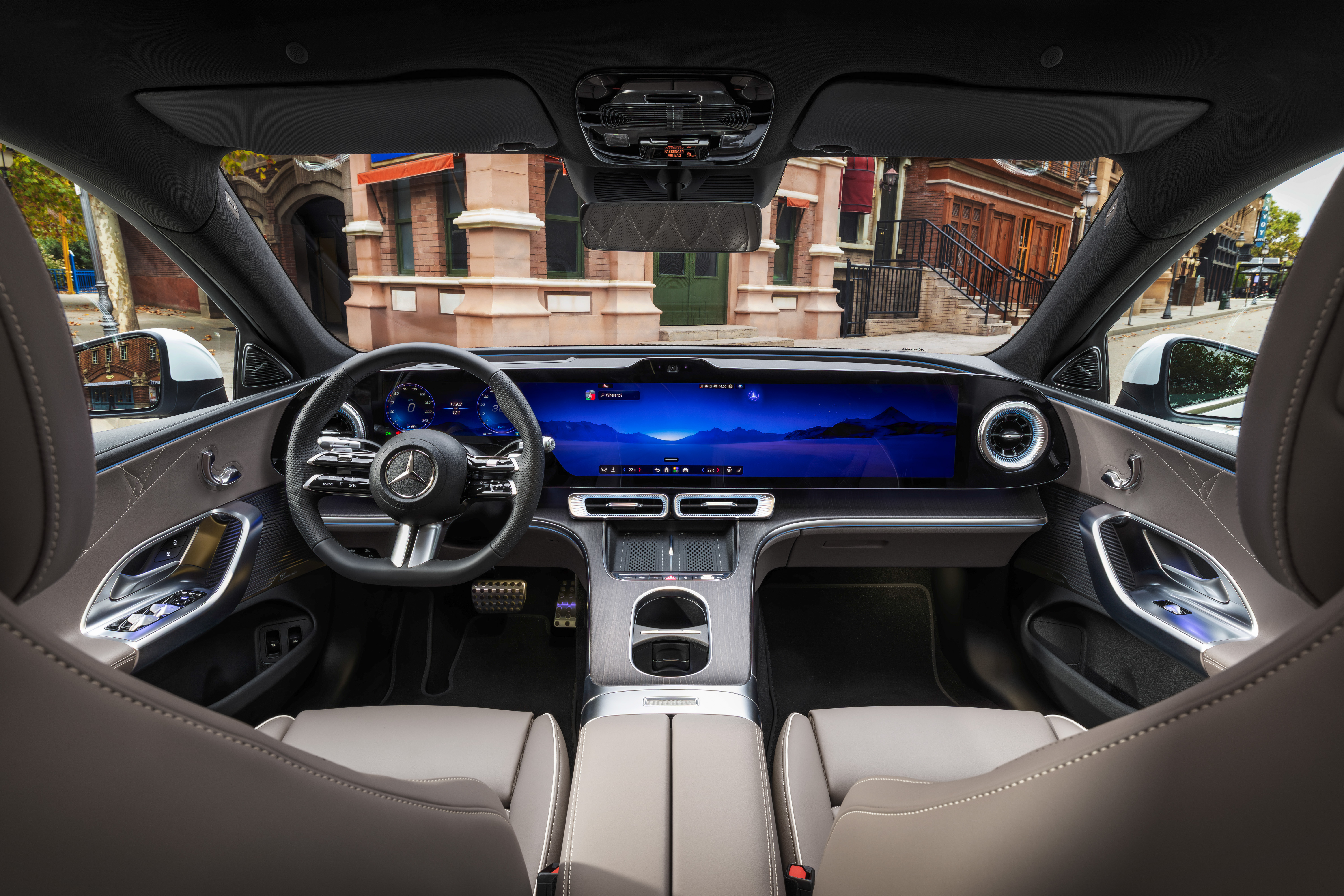 מרצדס C-Class החשמלית החדשה. צילום: Mercedes-Benz Group