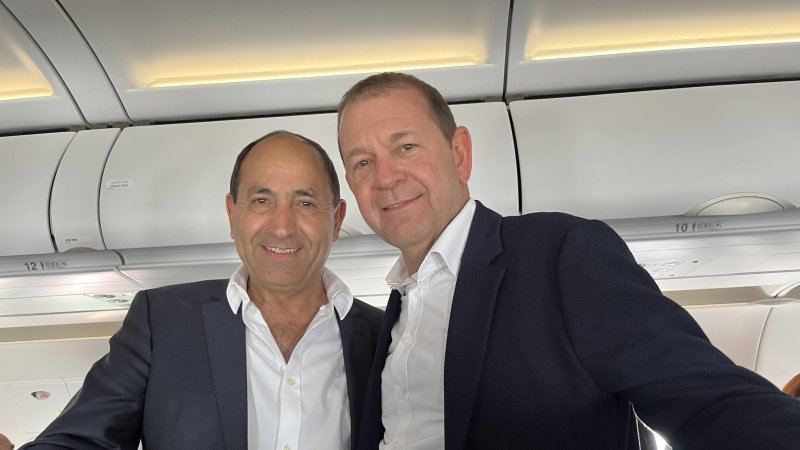 ממריאים: אורי סירקיס ורמי לוי. צילום: פספורטניוז
