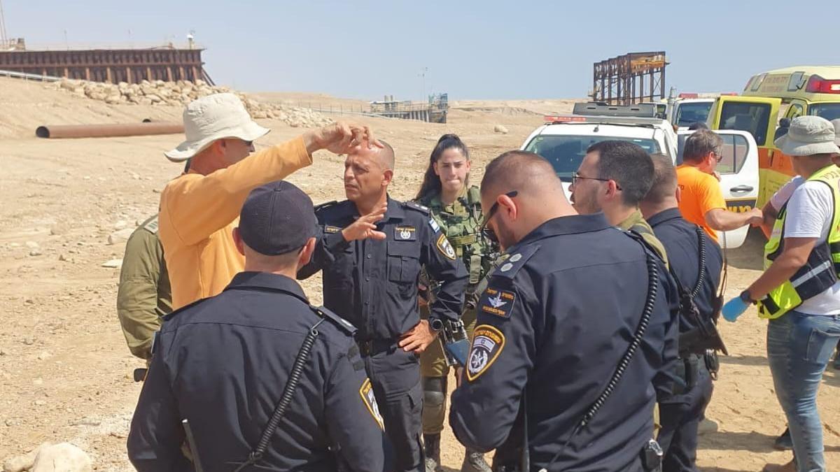 סריקות בשטח צבאי סגור וממוקש סמוך לים המלח