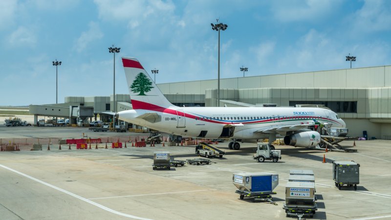 חברת התעופה הלבנונית MEA נמל התעופה אל-חרירי בירות