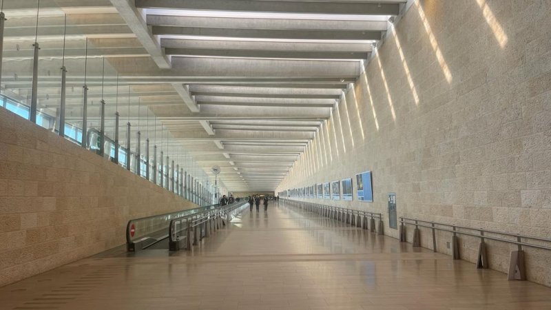 נתב"ג במלחמה. צילום: פספורטניוז נתב"ג במלחמה. צילום: פספורטניוז