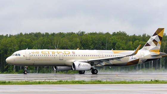 מטוס אתיחאד AIRBUS A321 (צילום: SHUTTERSTOCK)
