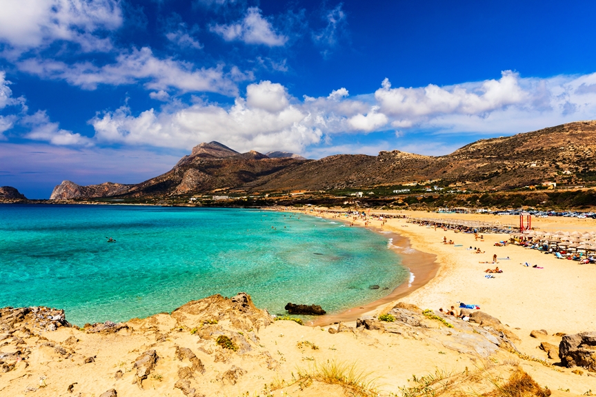 Пляж Фаласарна на Крите. Фото: SHUTTERSTOCK