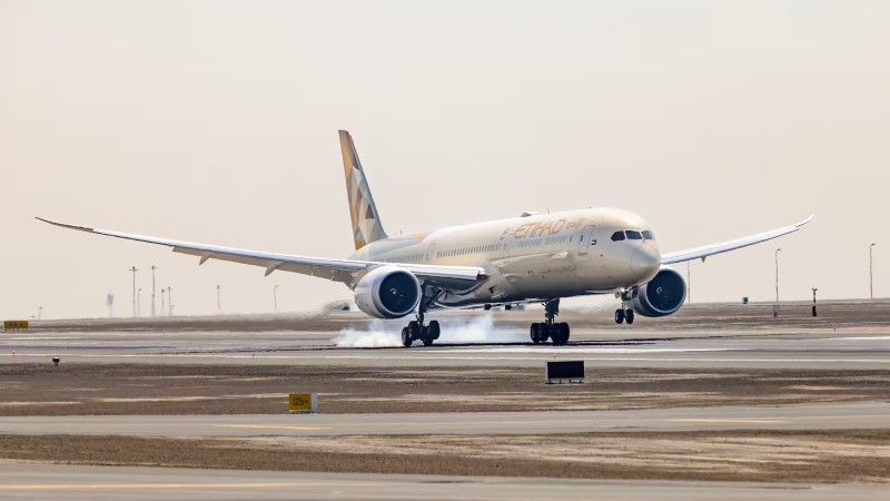 אתיחאד בואינג 787 דרימליינר (צילום: ETIHAD) אתיחאד בואינג 787 דרימליינר (צילום: ETIHAD)