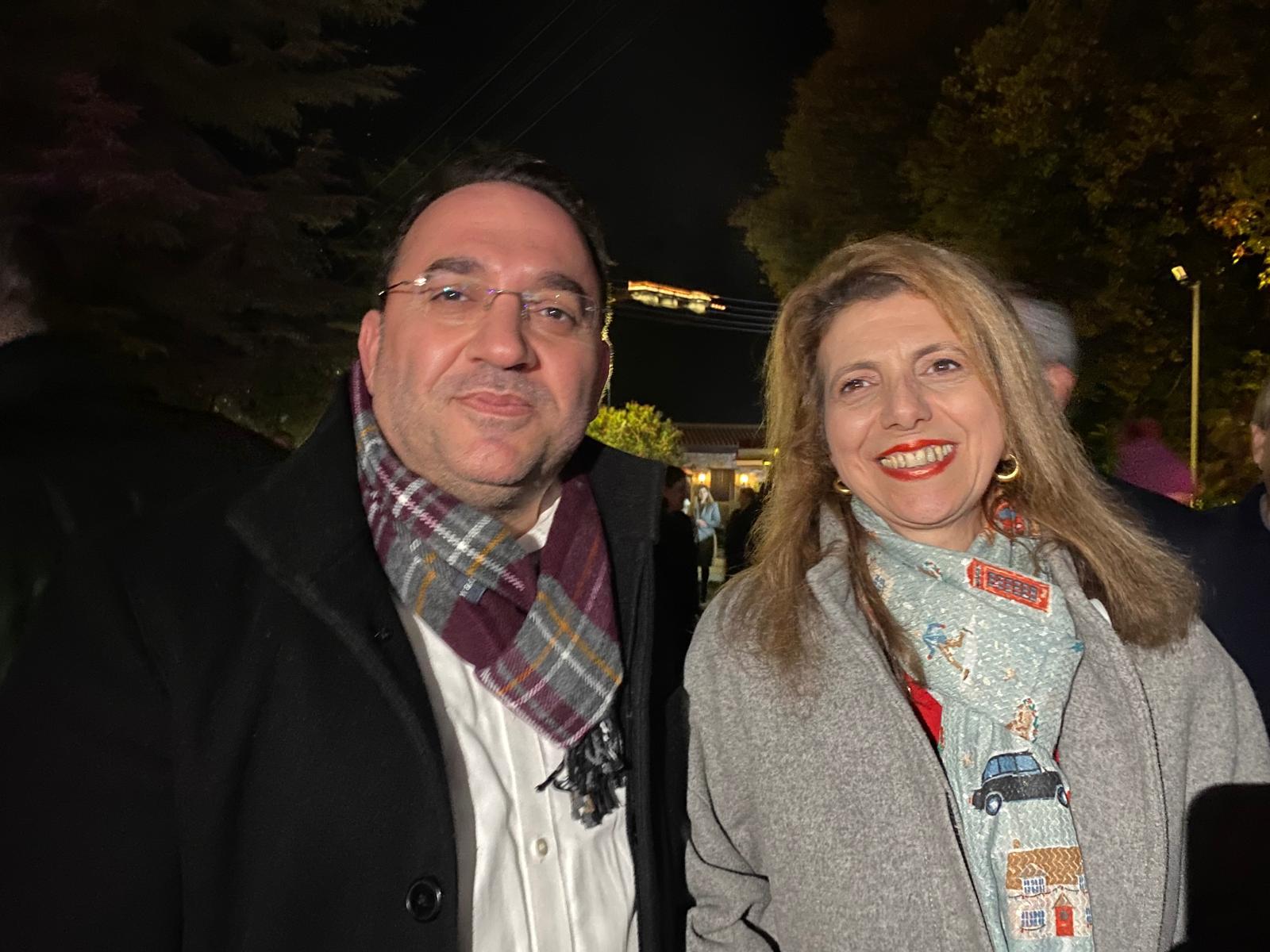  Louisa Varaklas, Director of the Cyprus Tourism Office in Israel, with the Minister of Tourism of Cyprus, Costas Komis. Photo: PassportNews