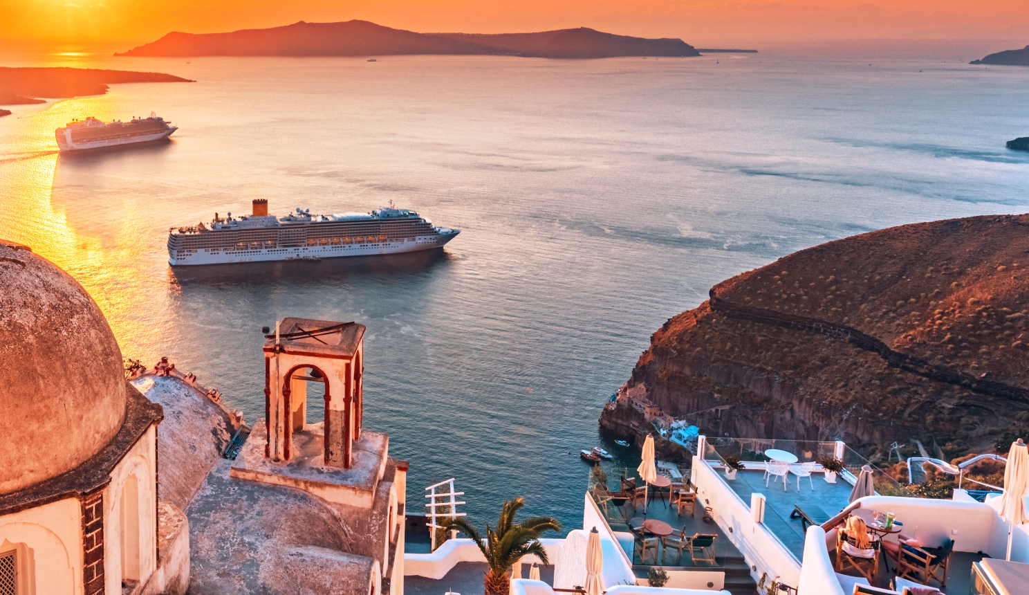 Santorini, Greece. Photo: SHUTTERSTOCK