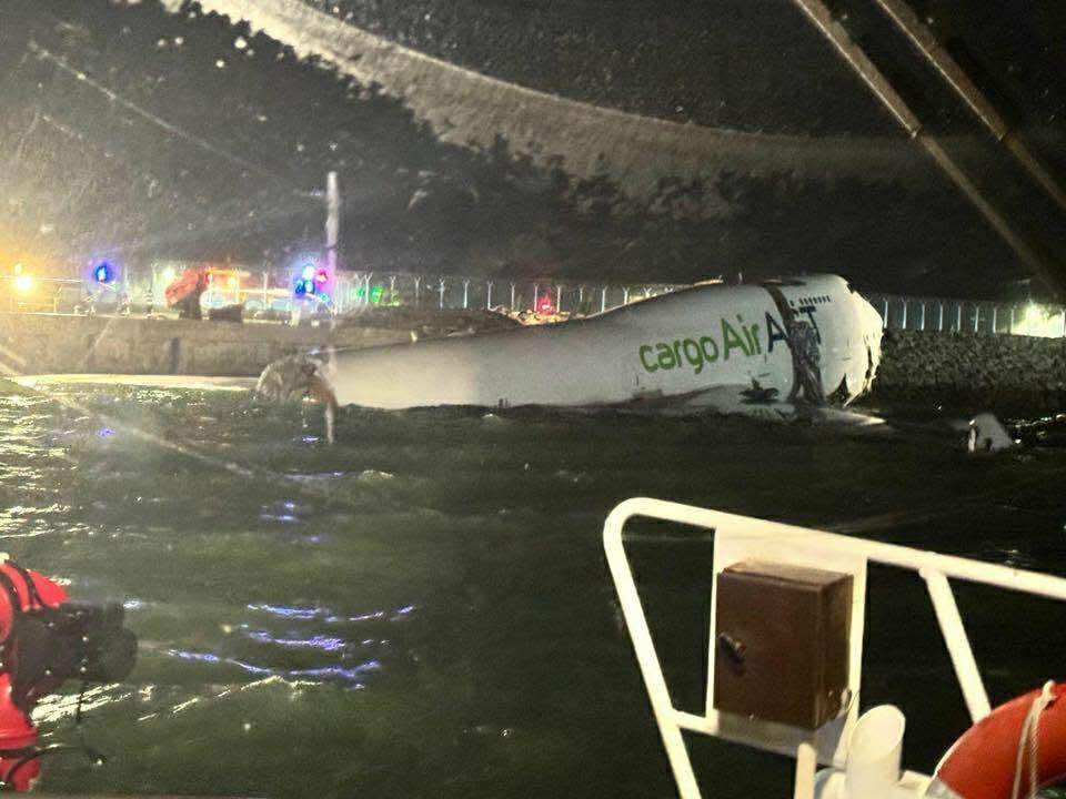 Plane crash in Hong Kong. Source:Chat News Hub on X 