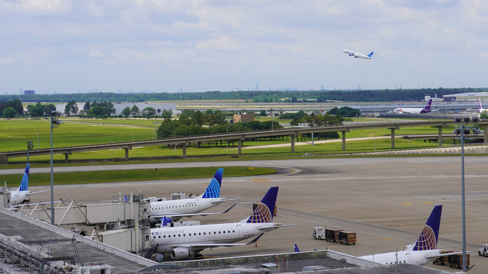 Houston Airport. Photo: BDS Media / Shutterstock
