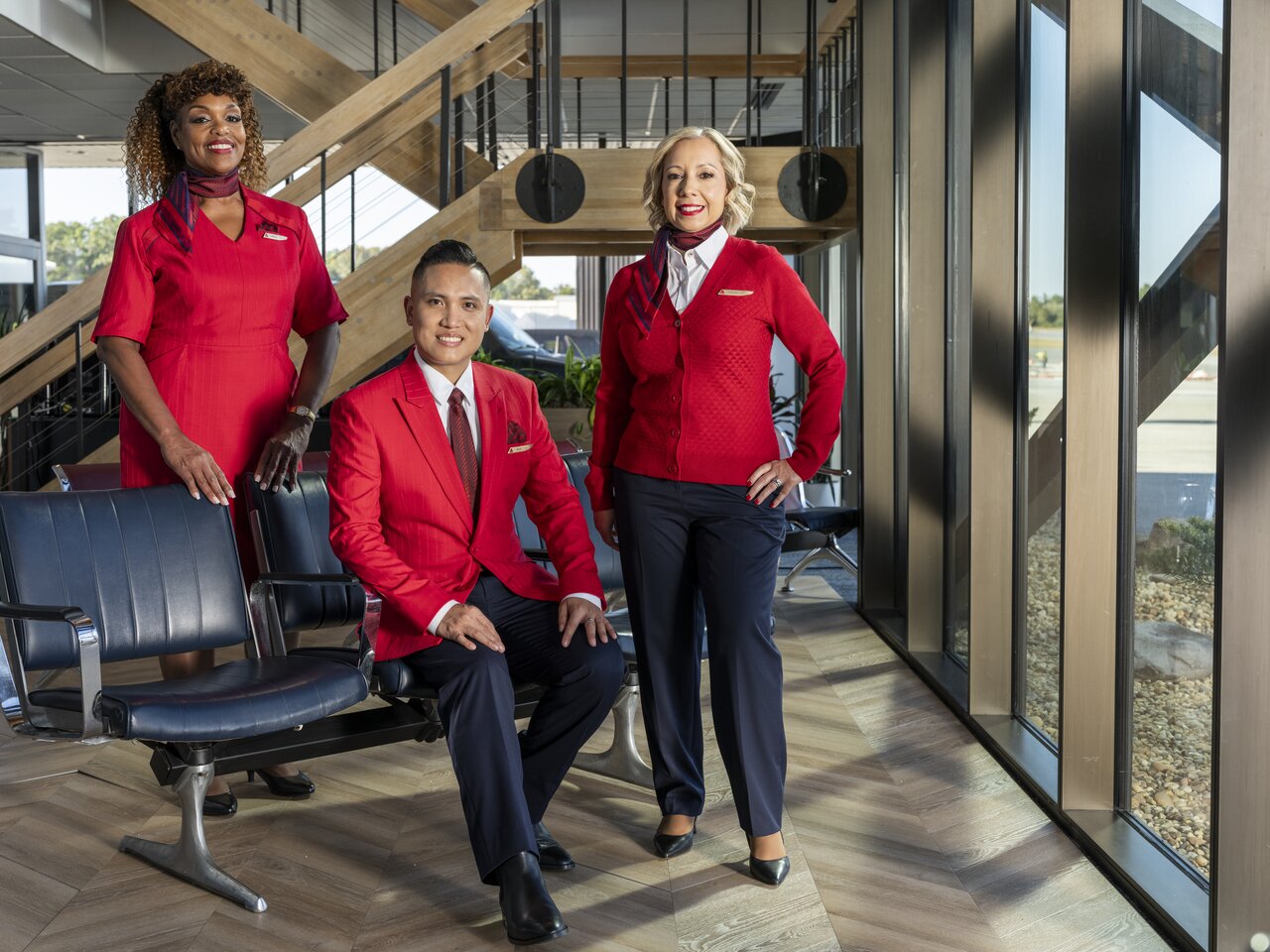 Delta's new uniform collection. Photo: Delta Air Lines