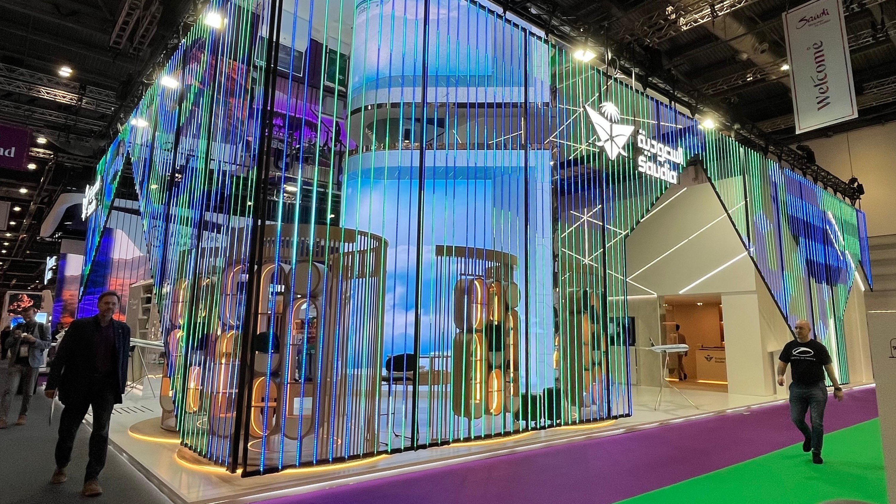 Saudi Arabia pavilion. Photo: Amit Cotler