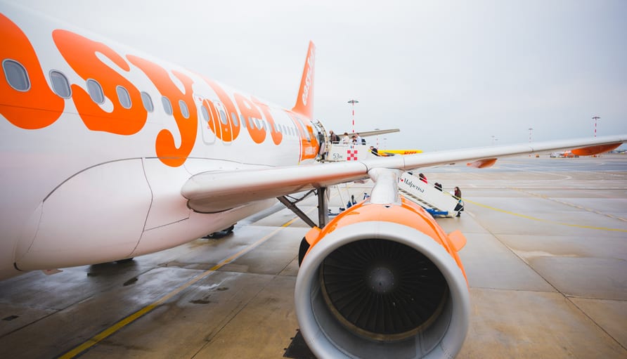 easyJet aircraft. Photo: Shutterstock