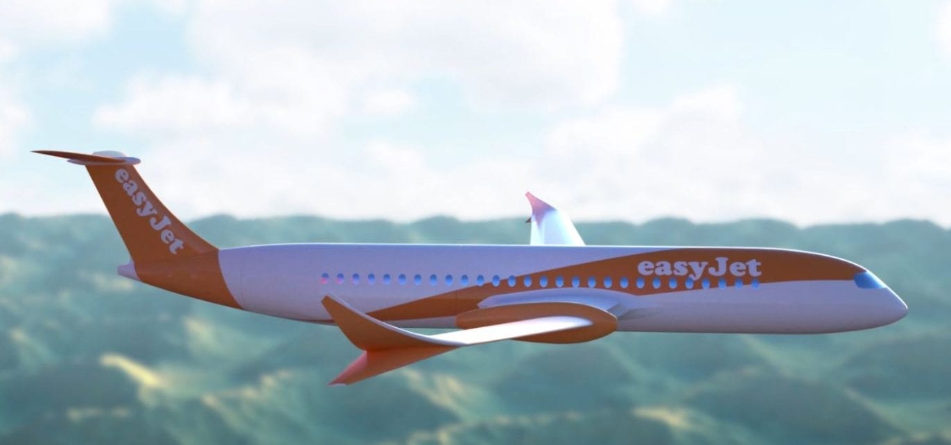 easyJet's electric plane takes off. Photo: easyJet