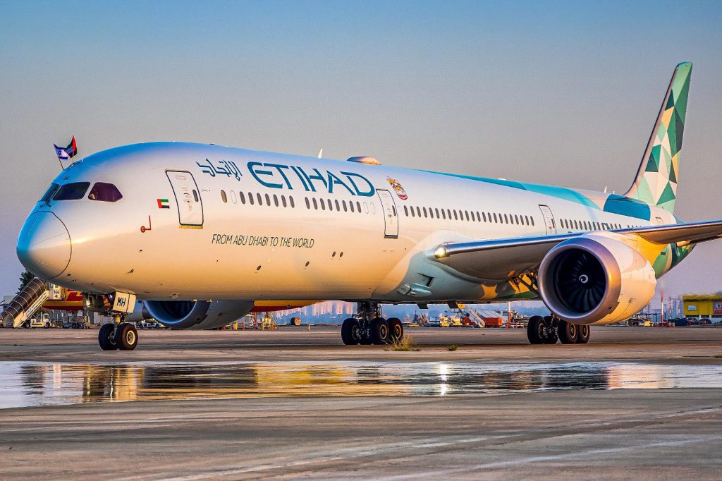 Etihad aircraft. Photo: Etihad