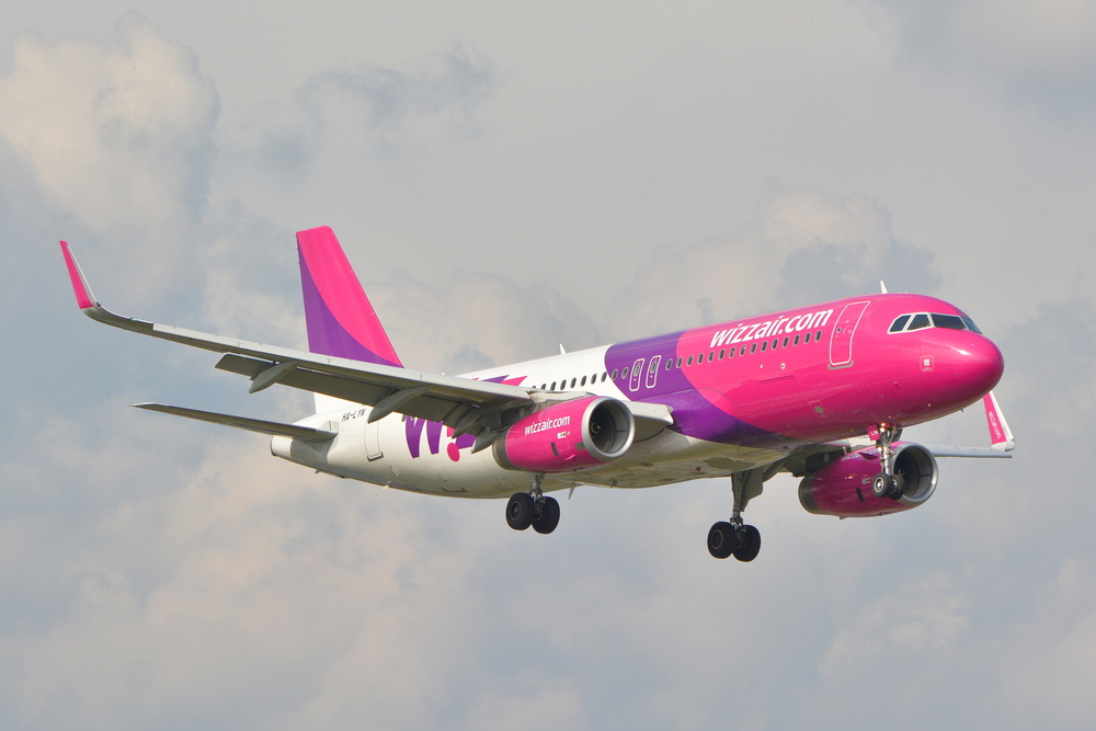 WIZZ AIR. Photo: Shutterstock
