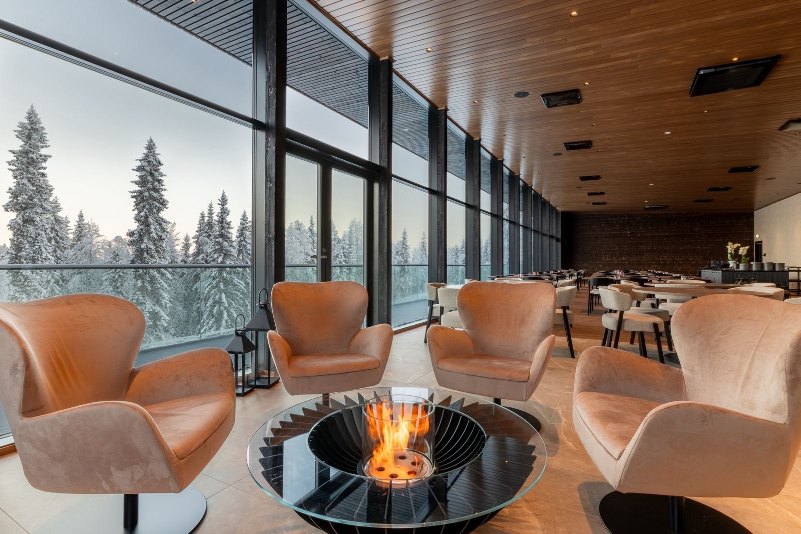 The lounge. Photo: Arctic Panorama Resort
