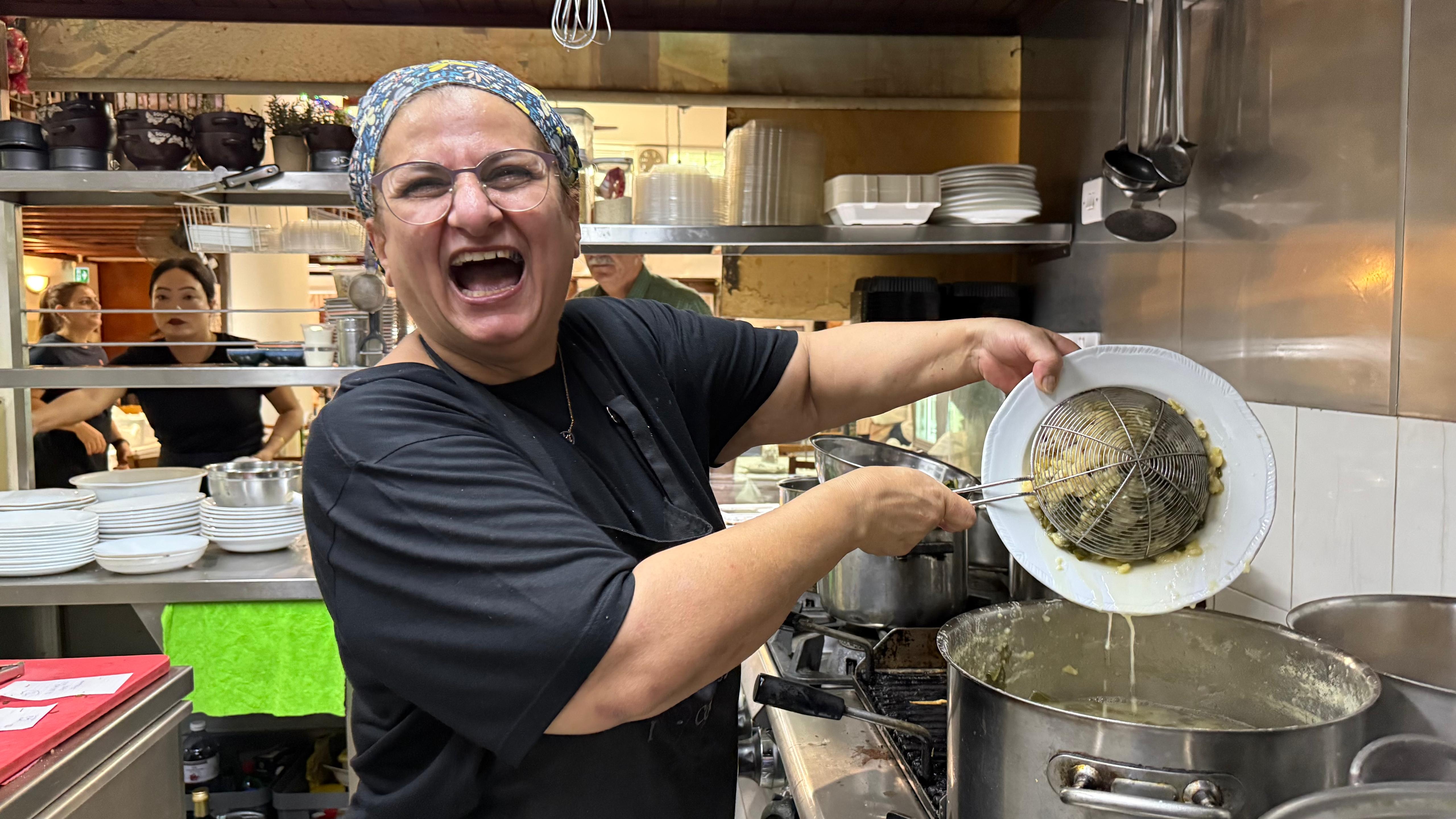 An excellent local food restaurant in Limassol, Sikaminia. Photo: Uri Obrotzki