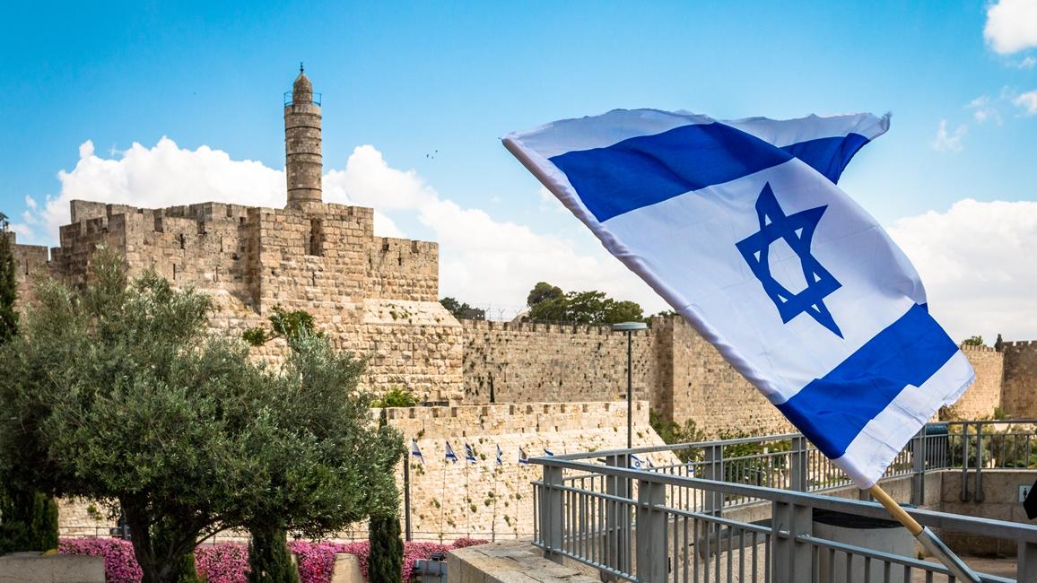 מגדל דוד דגל ישראל