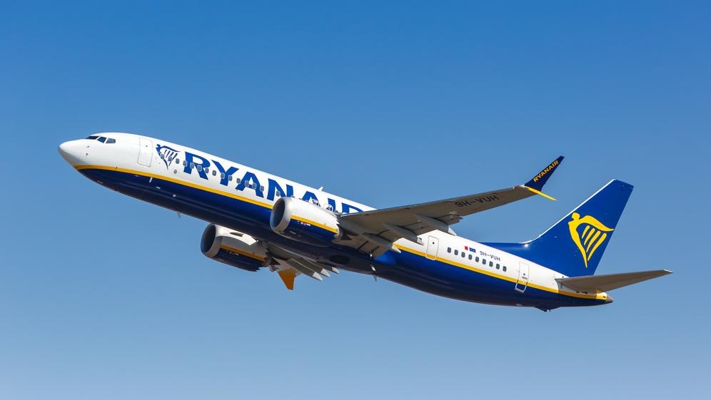 Ryanair. Photo: Shutterstock