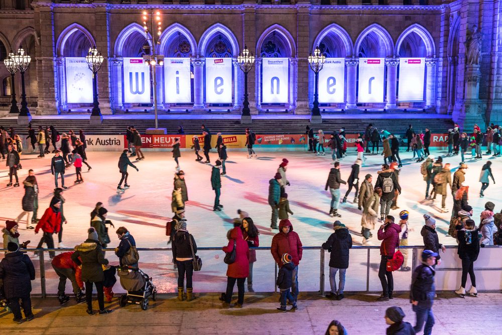 Rathausplatz, Vienna. Photo: tolga ildun/Shutterstock