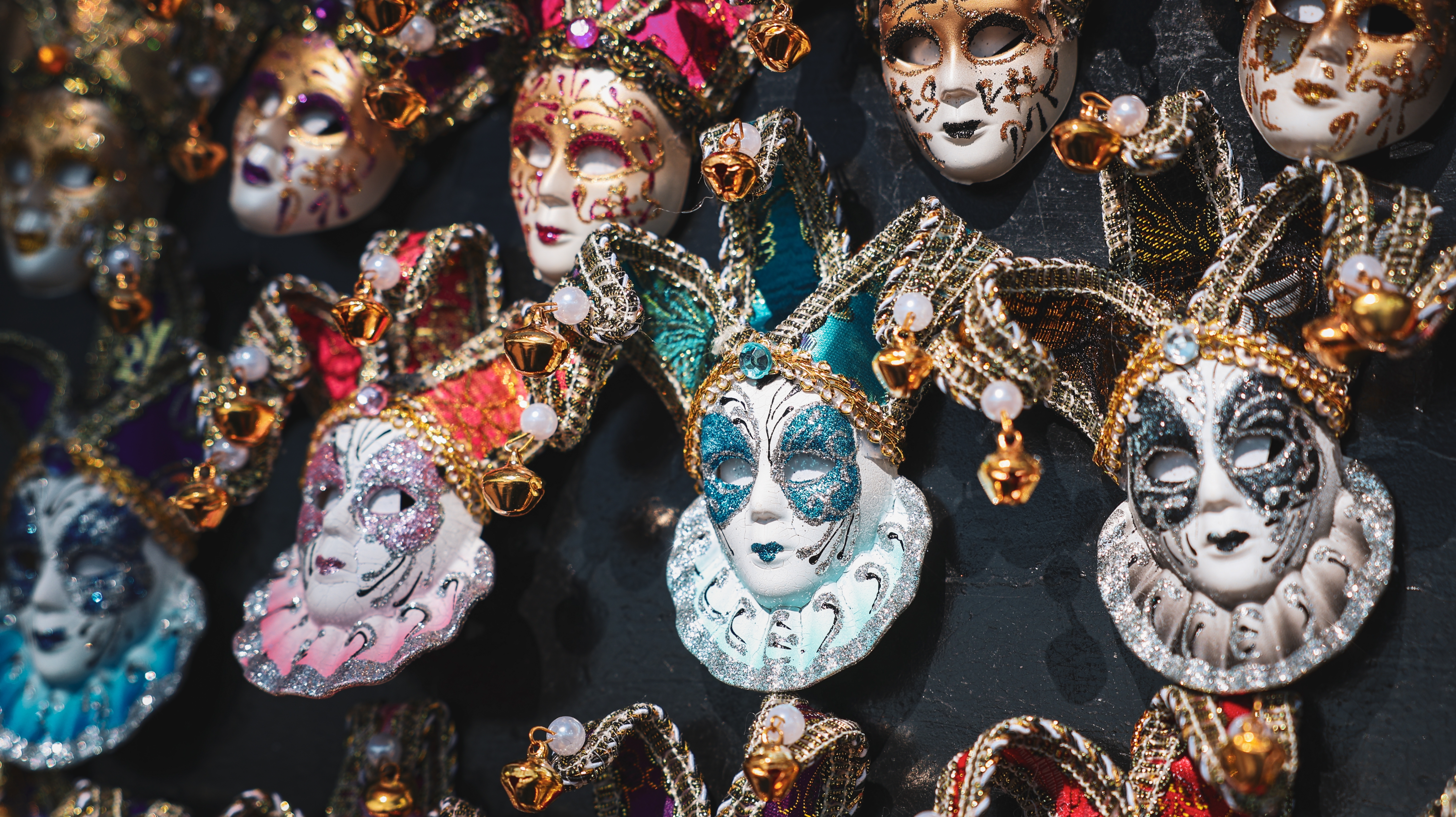 Venice Carnival masls. Photo: Shutterstock