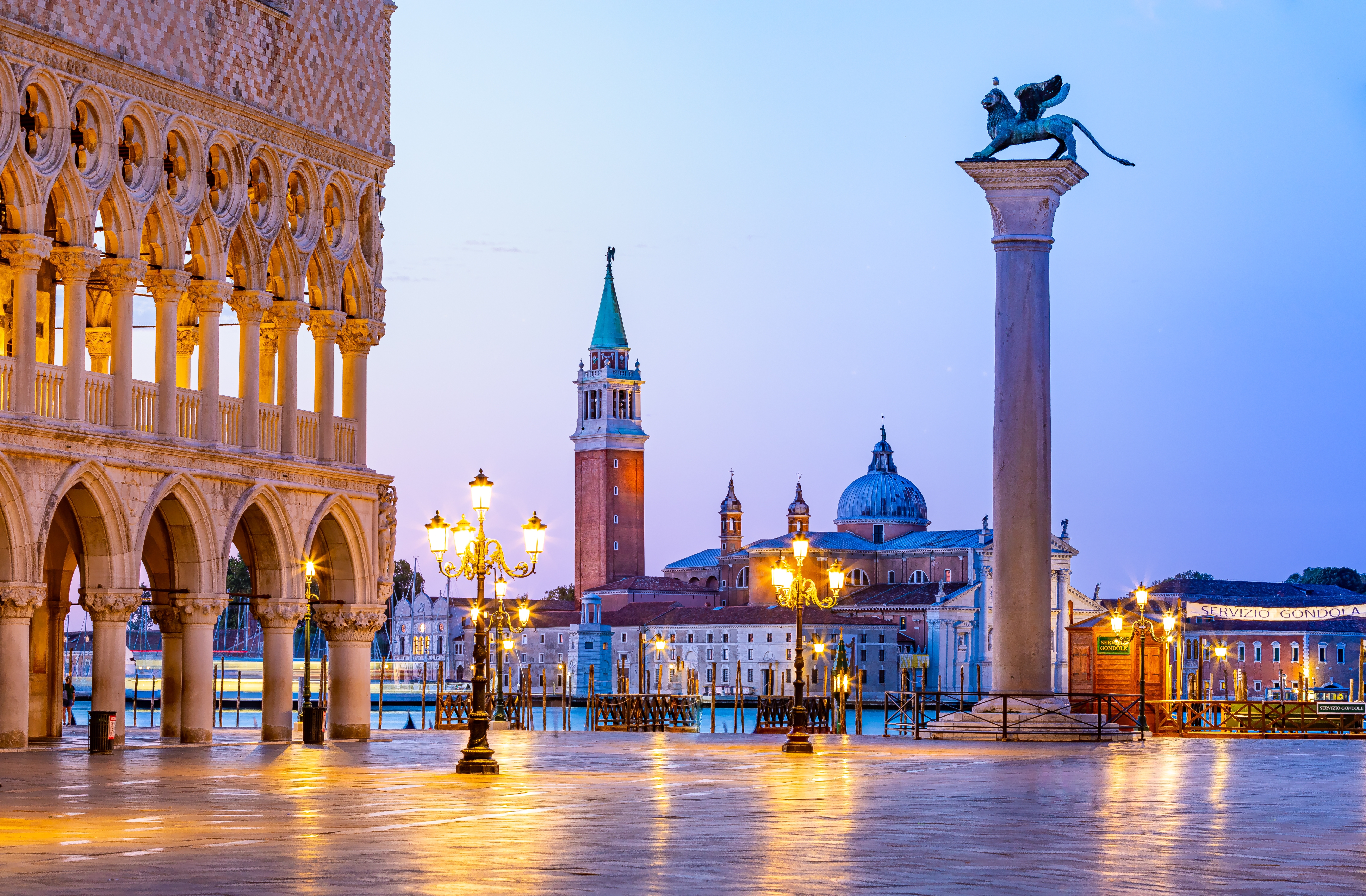 St. Mark's Square in Venice at night. Photo: Shutterstock