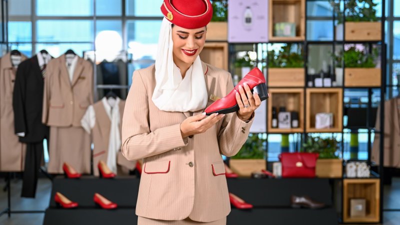 נעלי אמירייטס החדשות (צילום: EMIRATES) נעלי אמירייטס החדשות (צילום: EMIRATES)