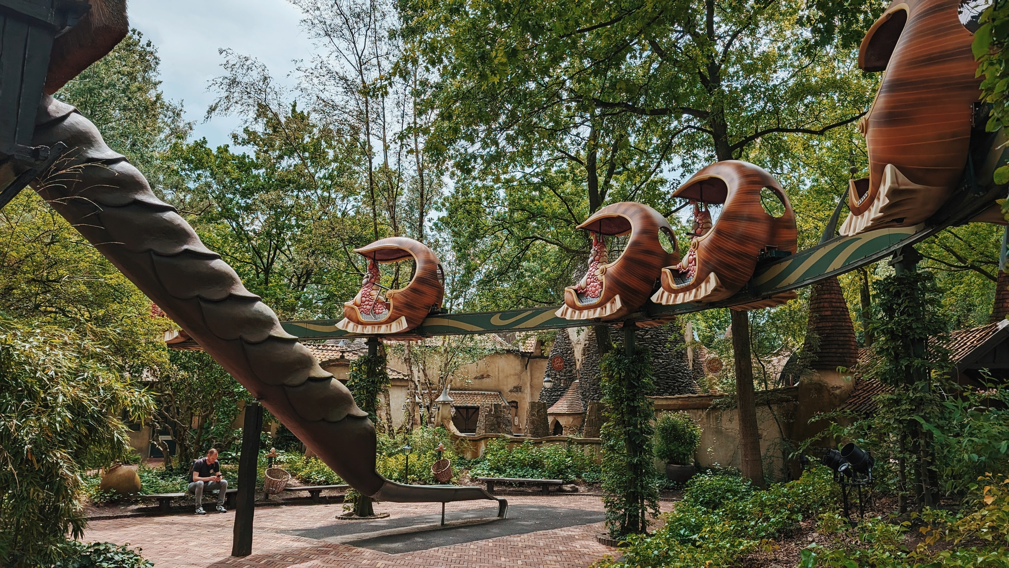Snail ride at Efteling Theme Park in the Nethlands. Photo: Tigerlilly Quinn / Shutterstock  