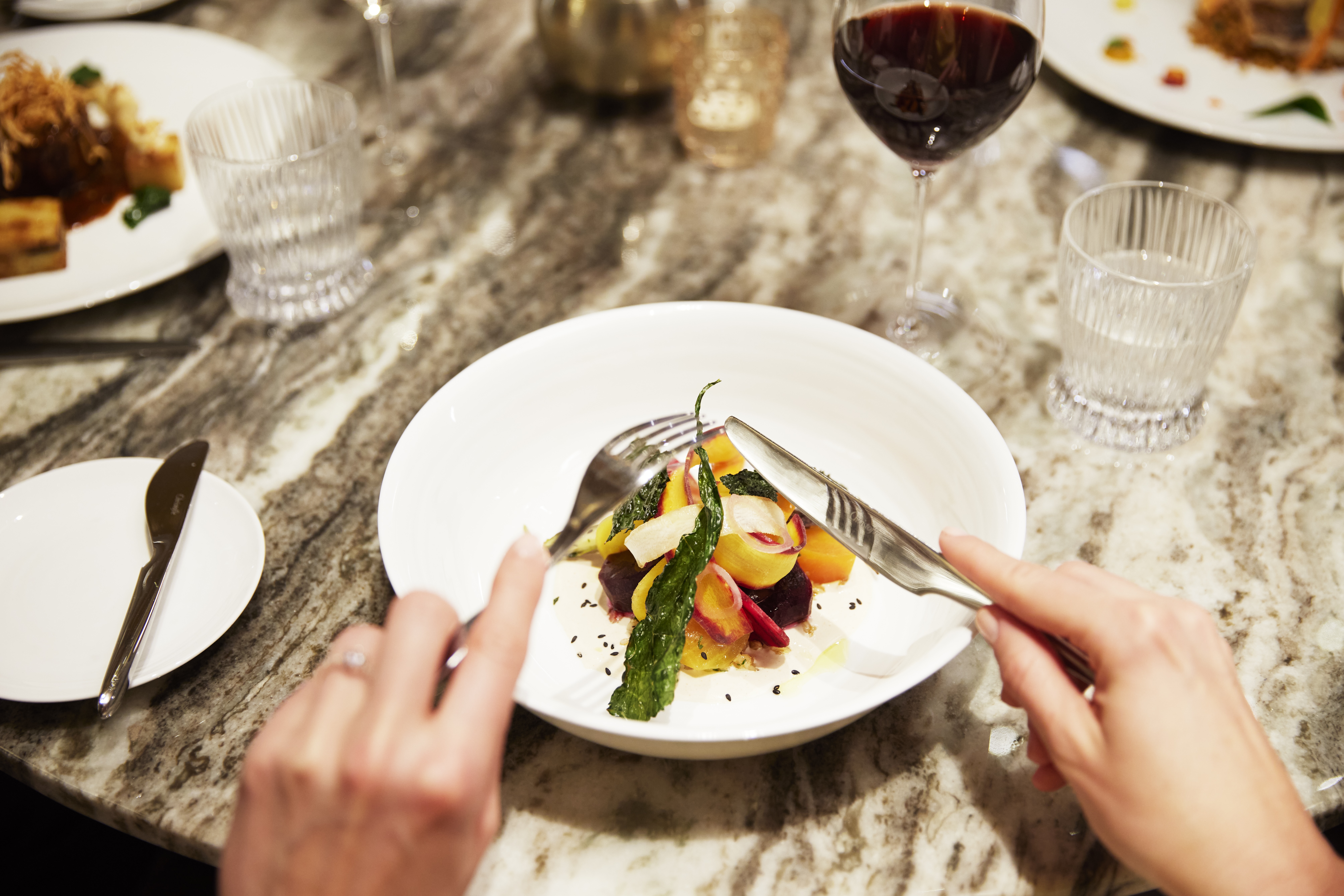 Le Voyage dining. Photo: Royal Caribbean Group