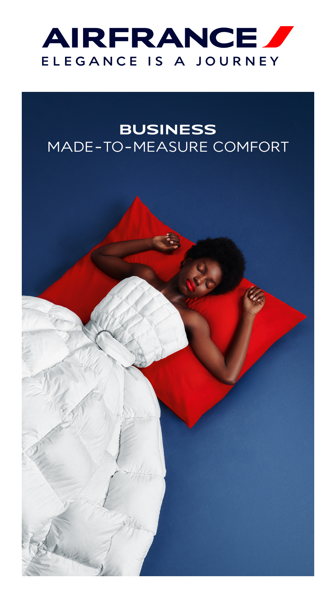 Elegance Is a Journey. Photo: Air France