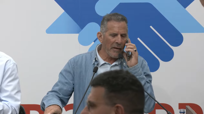 פנחס עידן. צילום מסך.