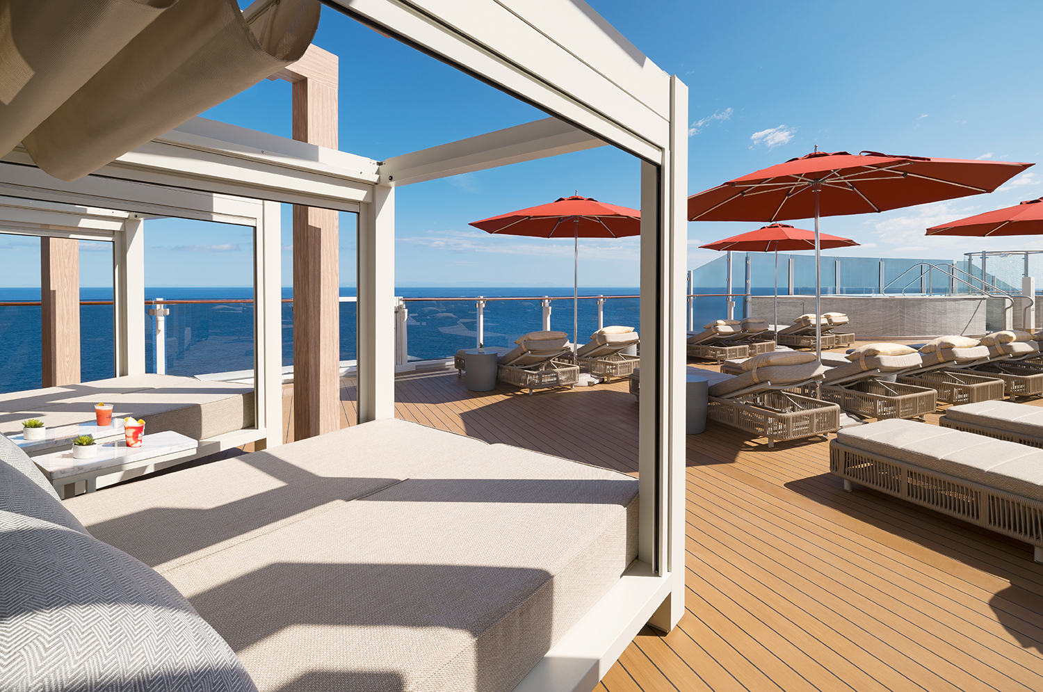 Aqua Vibe Beach Club. Photo: Norwegian Cruise Line