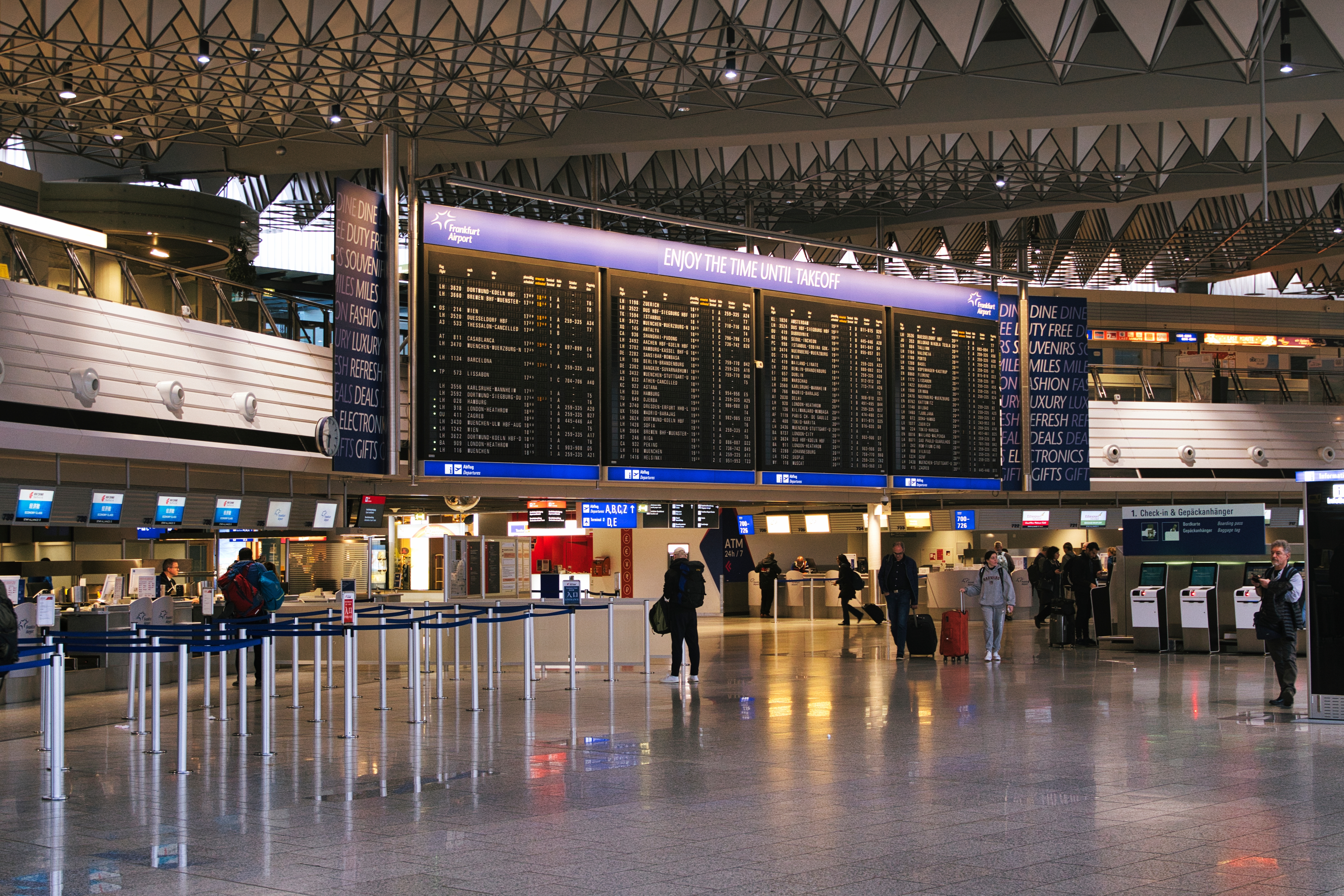 Frankfurt Airport. Photo: Hans Elmo / Shutterstock
