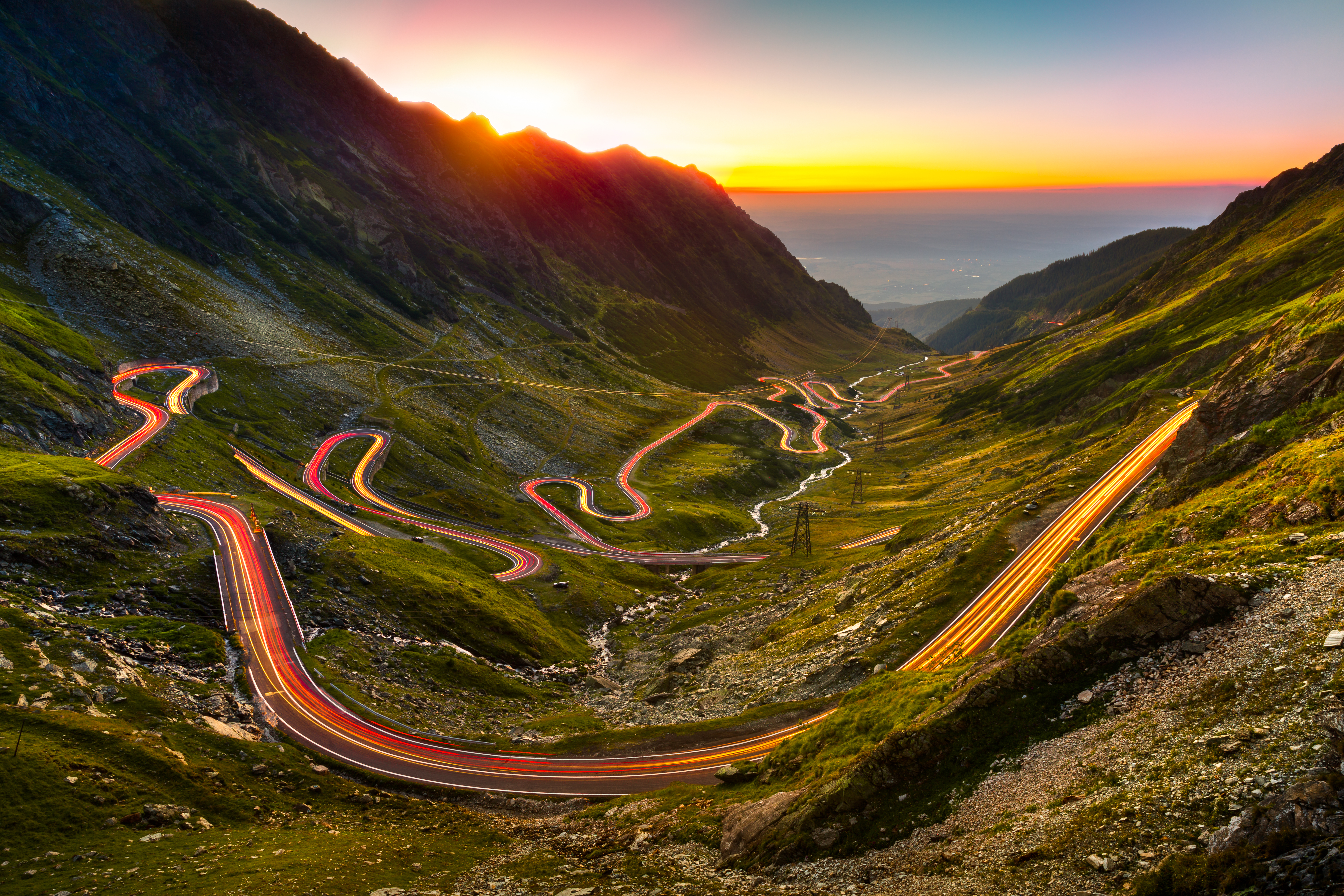 Transfagarasan road at night. Photo: Shutterstock