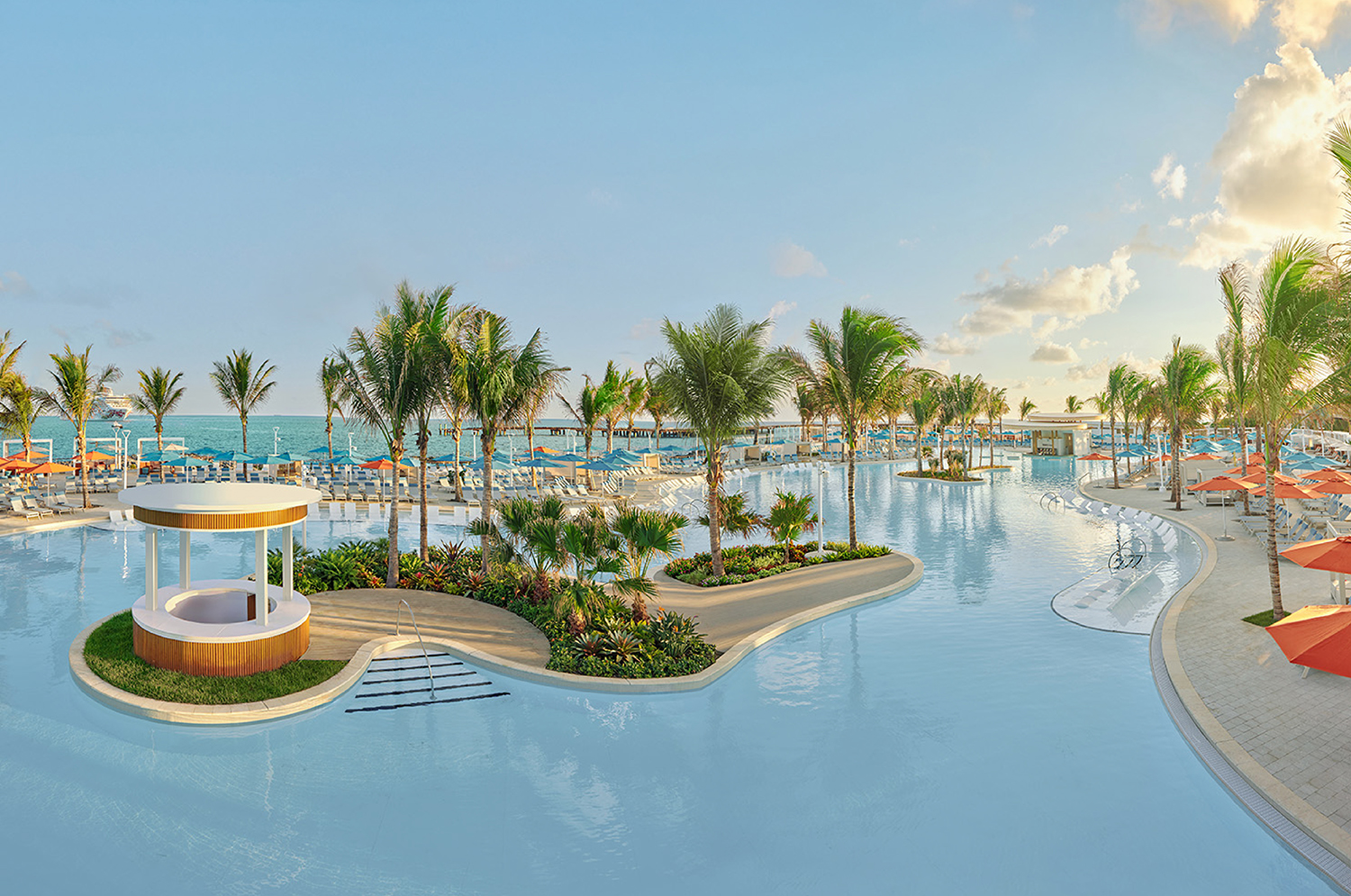 Rendering of new waterpark in the Bahamas. Photo: NCL