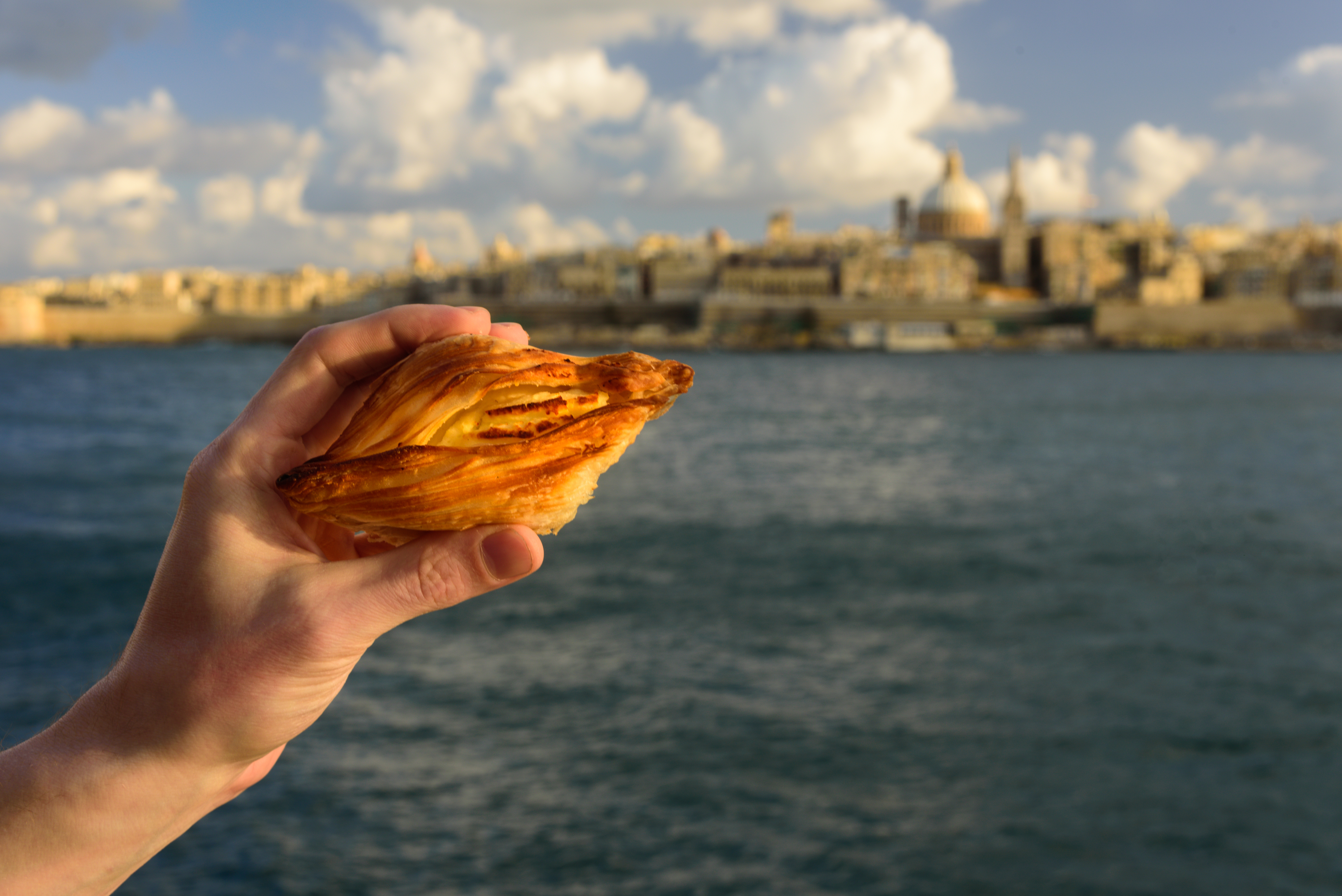 Pastizz pastry in Malta. Photo: Shutterstock