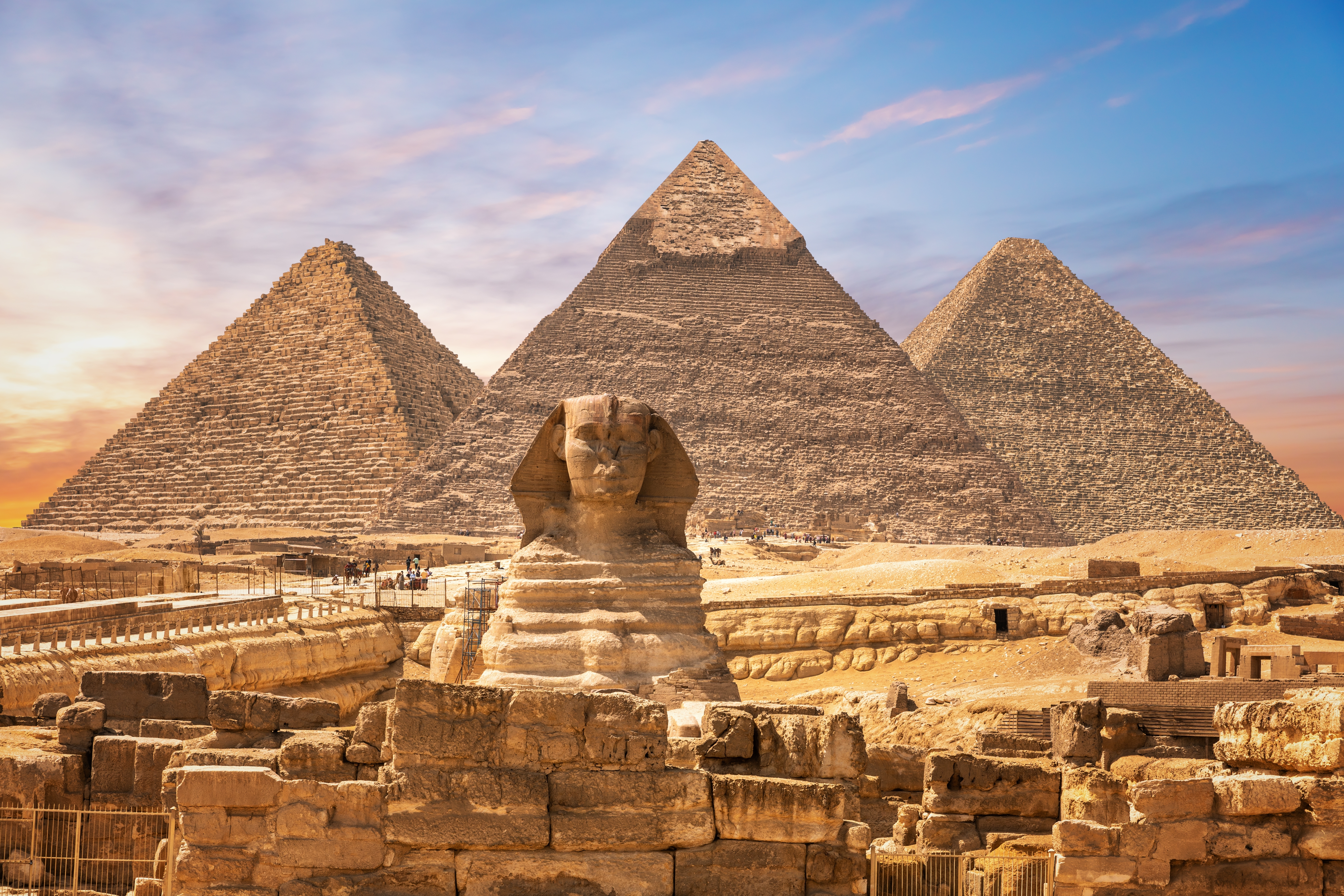 Giza pyramids, Egypt. Photo: Kittilä 