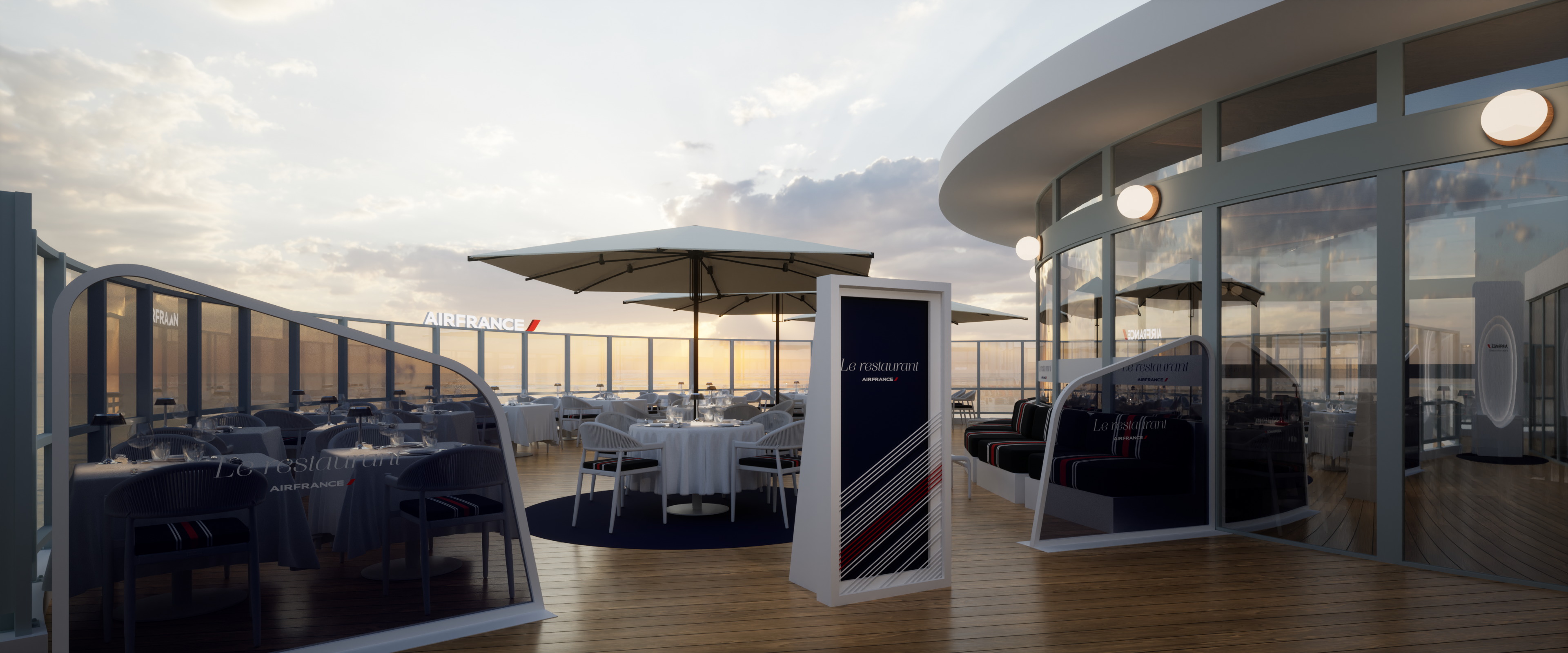 Le Restaurant Air France. Photo: © Air France