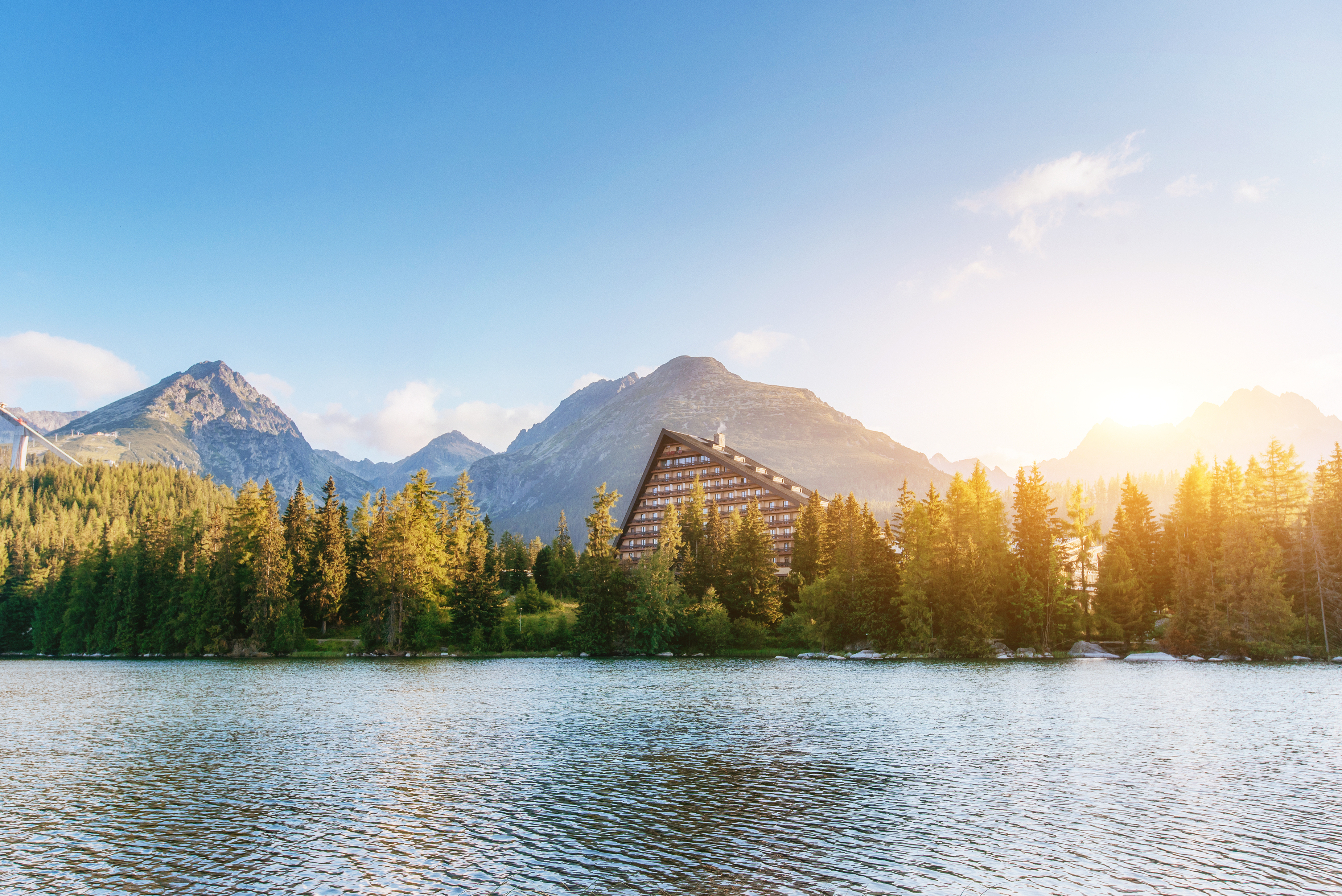 Lake Strbske pleso in High Tatras mountain, Slovakia, Europe. Photo: Shutterstock