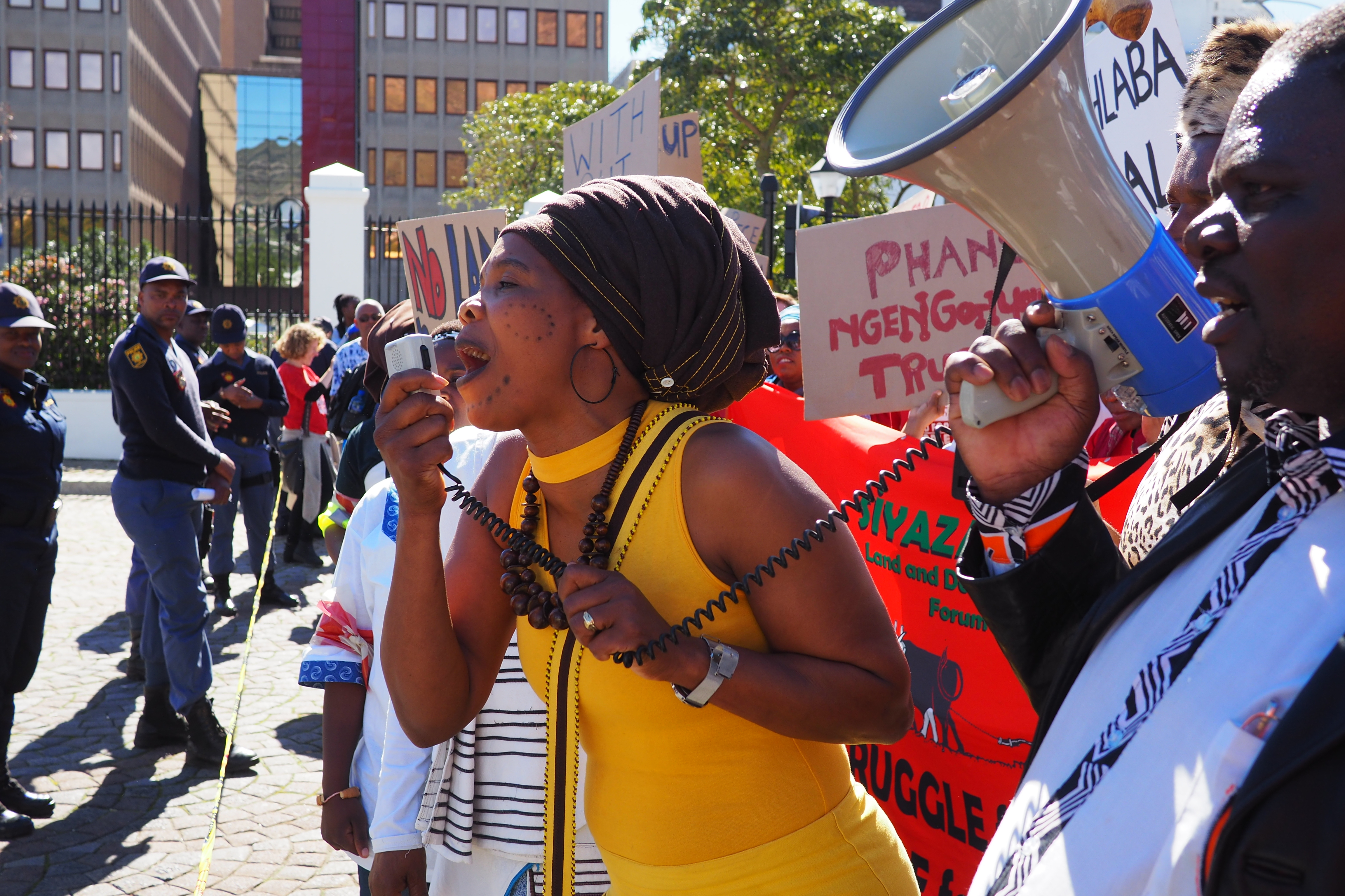 Protest in South Africa. Photo: fivepointsix / Shutterstock.com