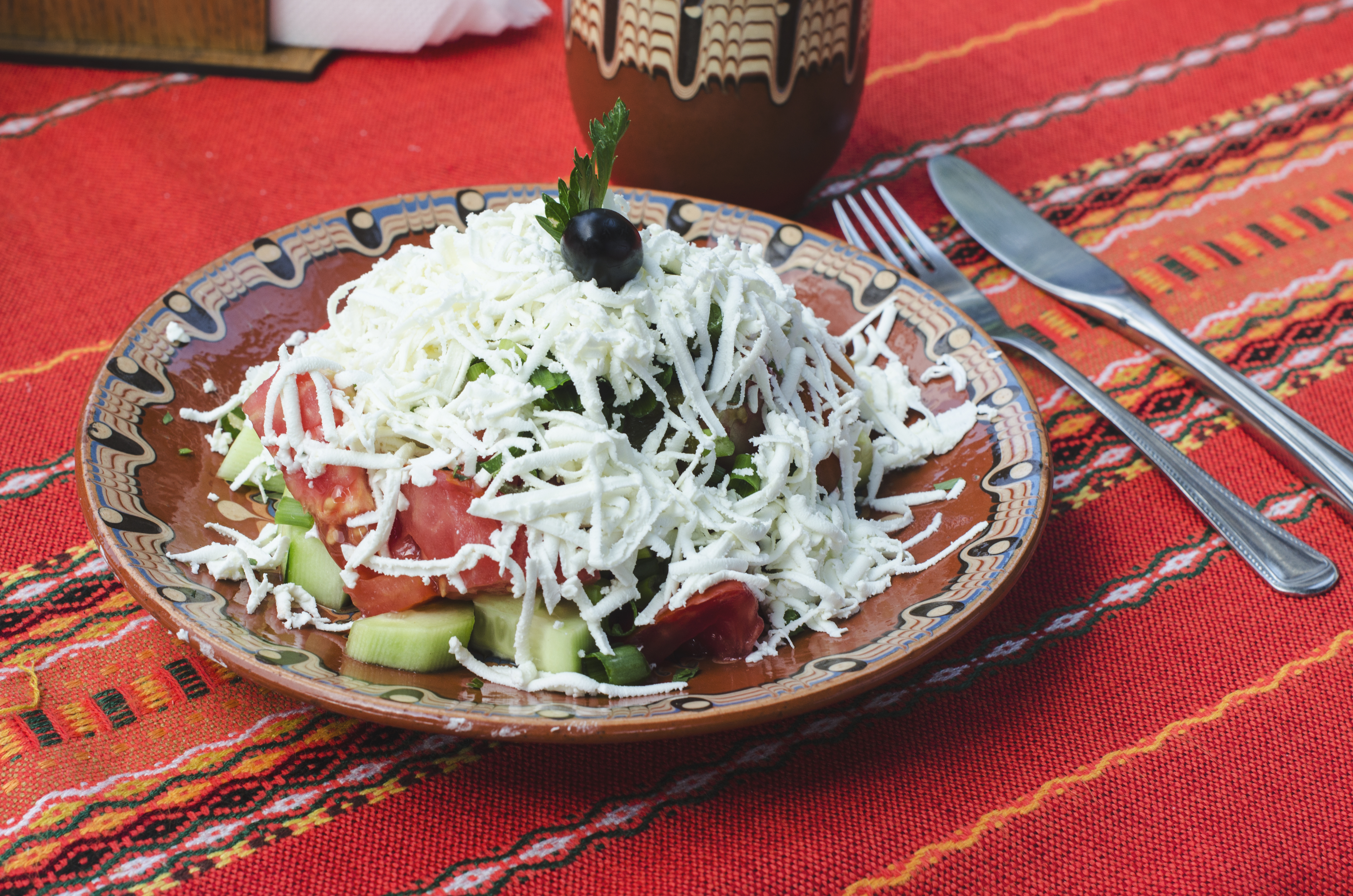 Shopska salad. Photo: Shutterstock