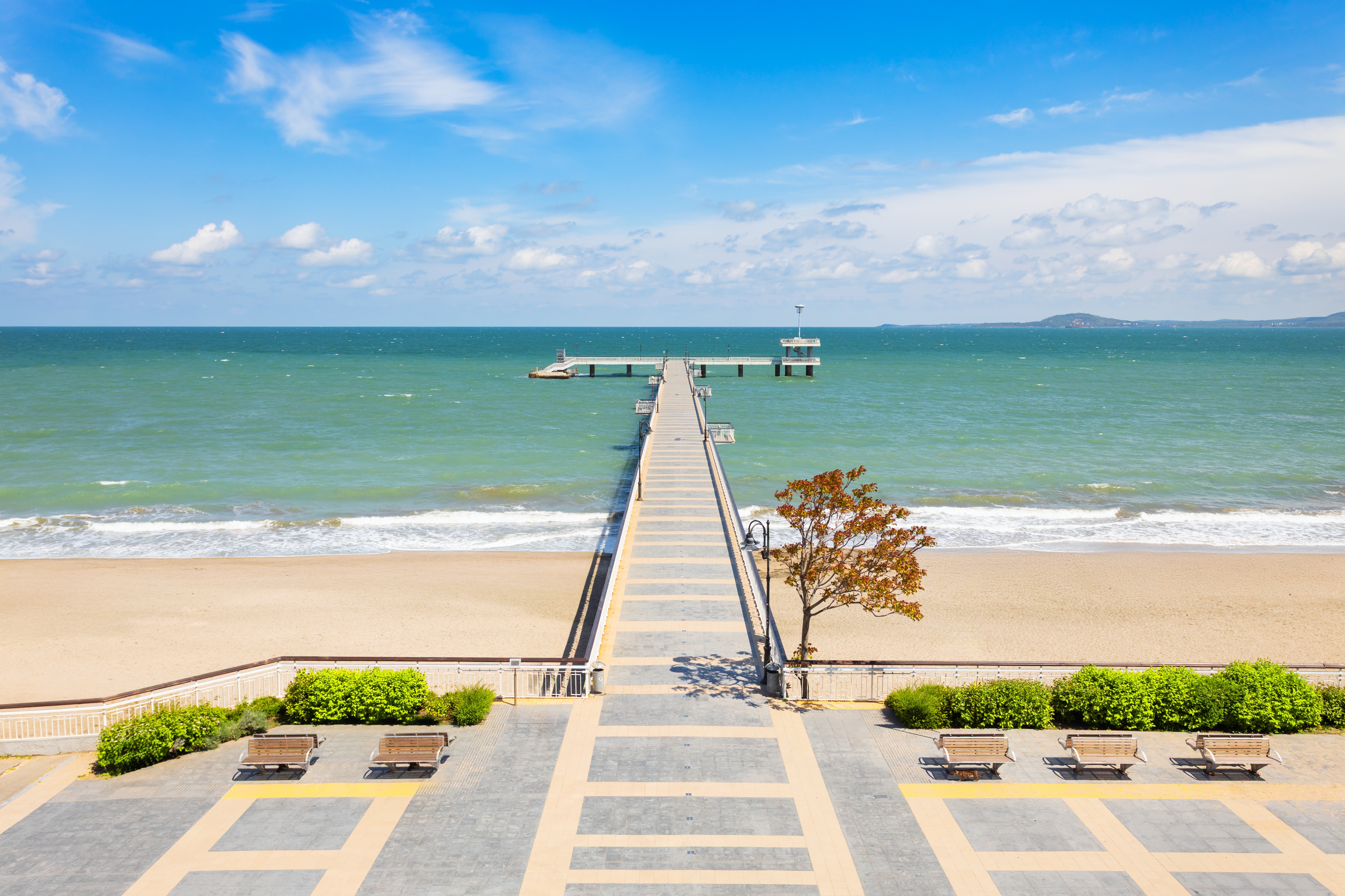 Burgas Central Beach pier. Photo: Shutterstock