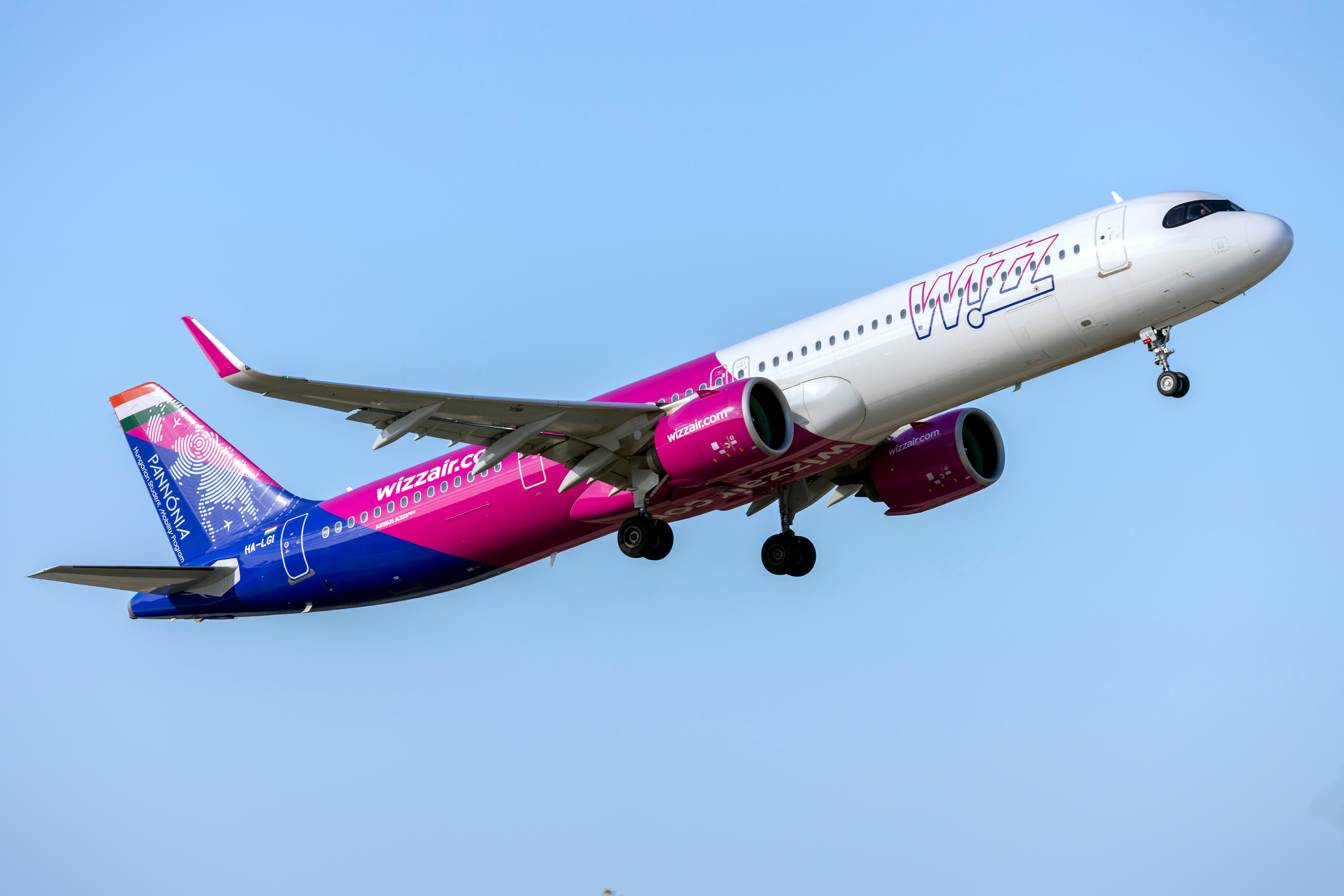 Aribua A321 WIZZ Air. Photo:  InsectWorld / Shutterstock.com