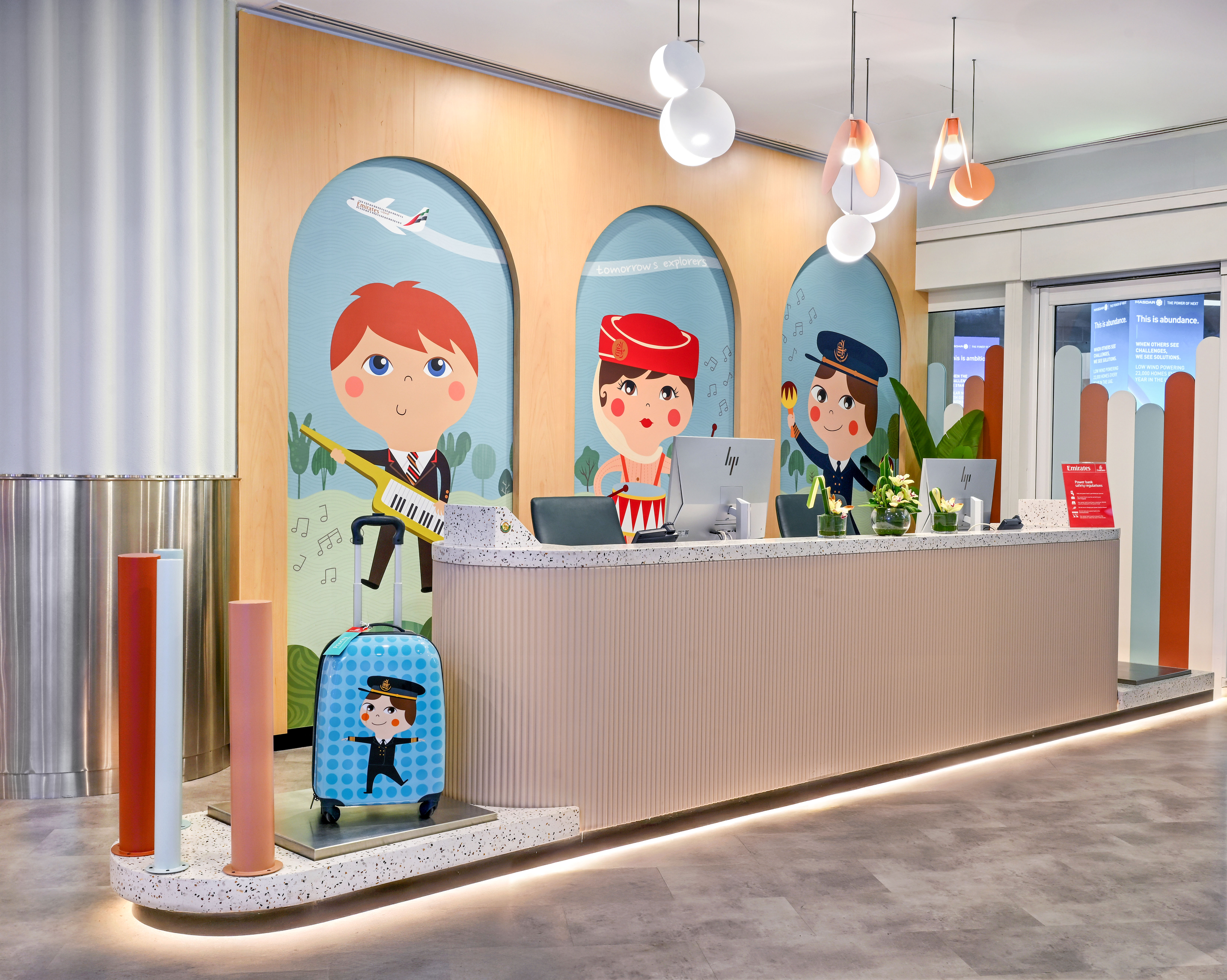 Unaccompanied Minors lounge. Photo: Emirates