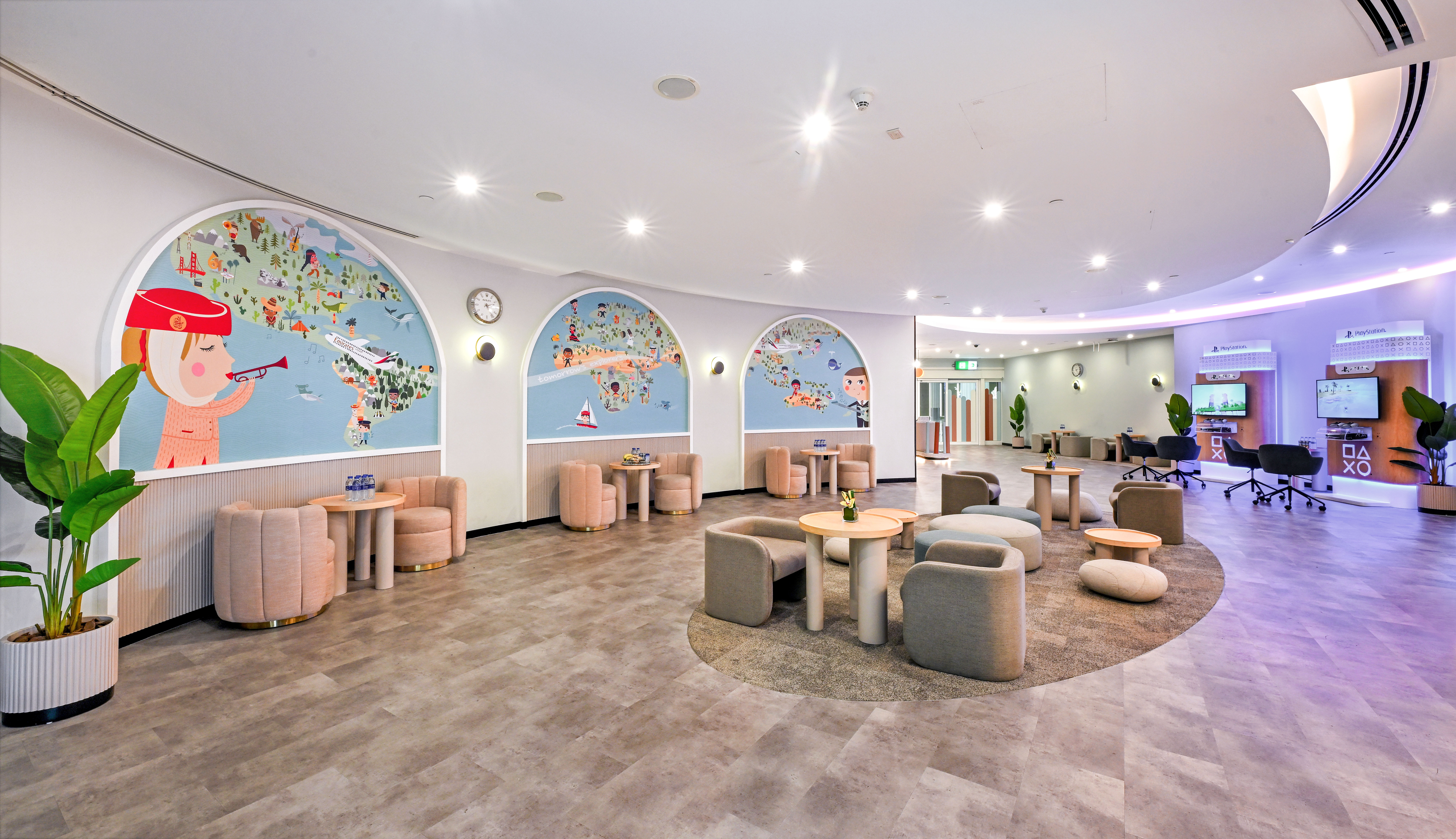 Unaccompanied Minors lounge. Photo: Emirates