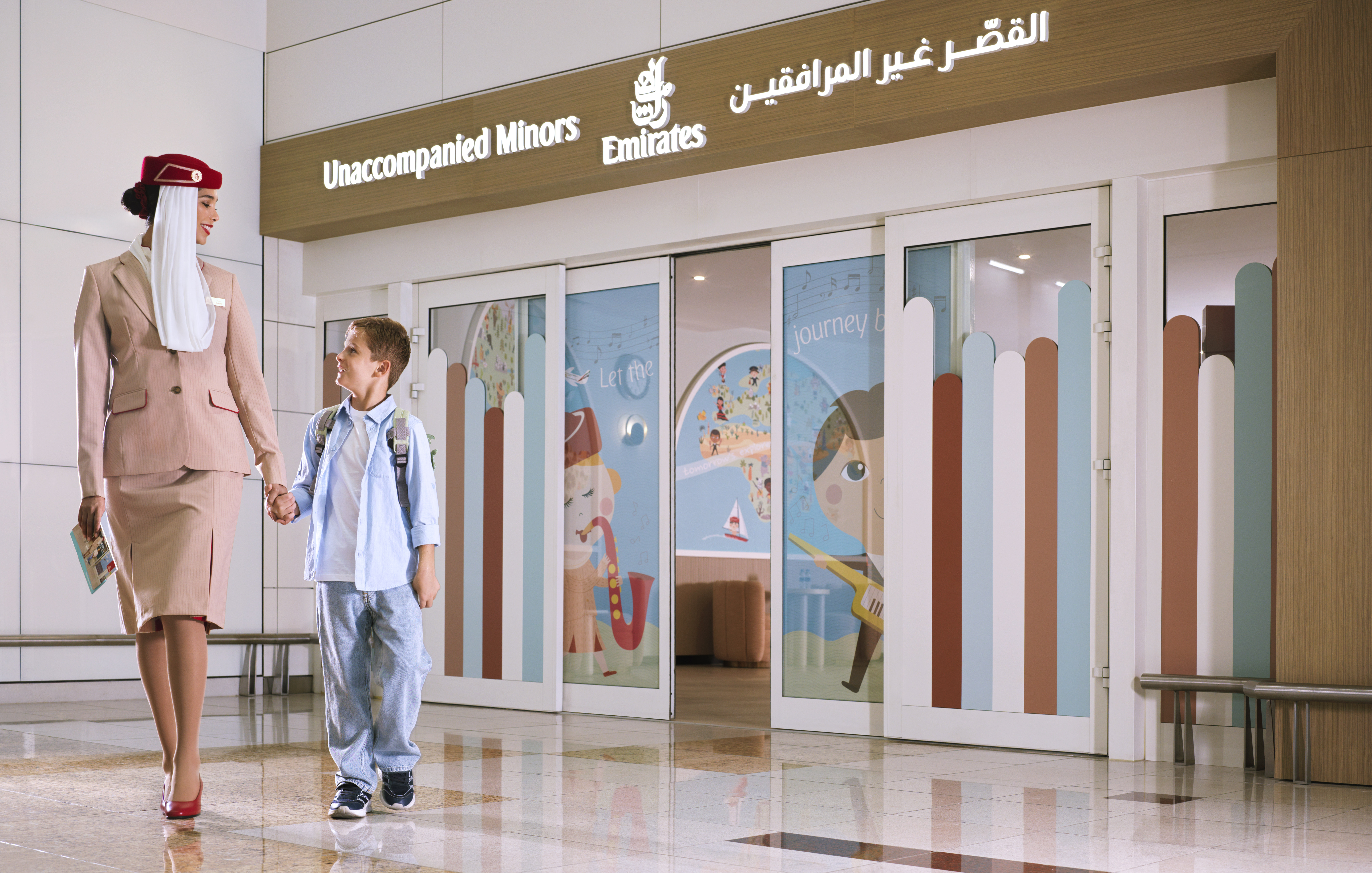 Unaccompanied Minors lounge. Photo: Emirates