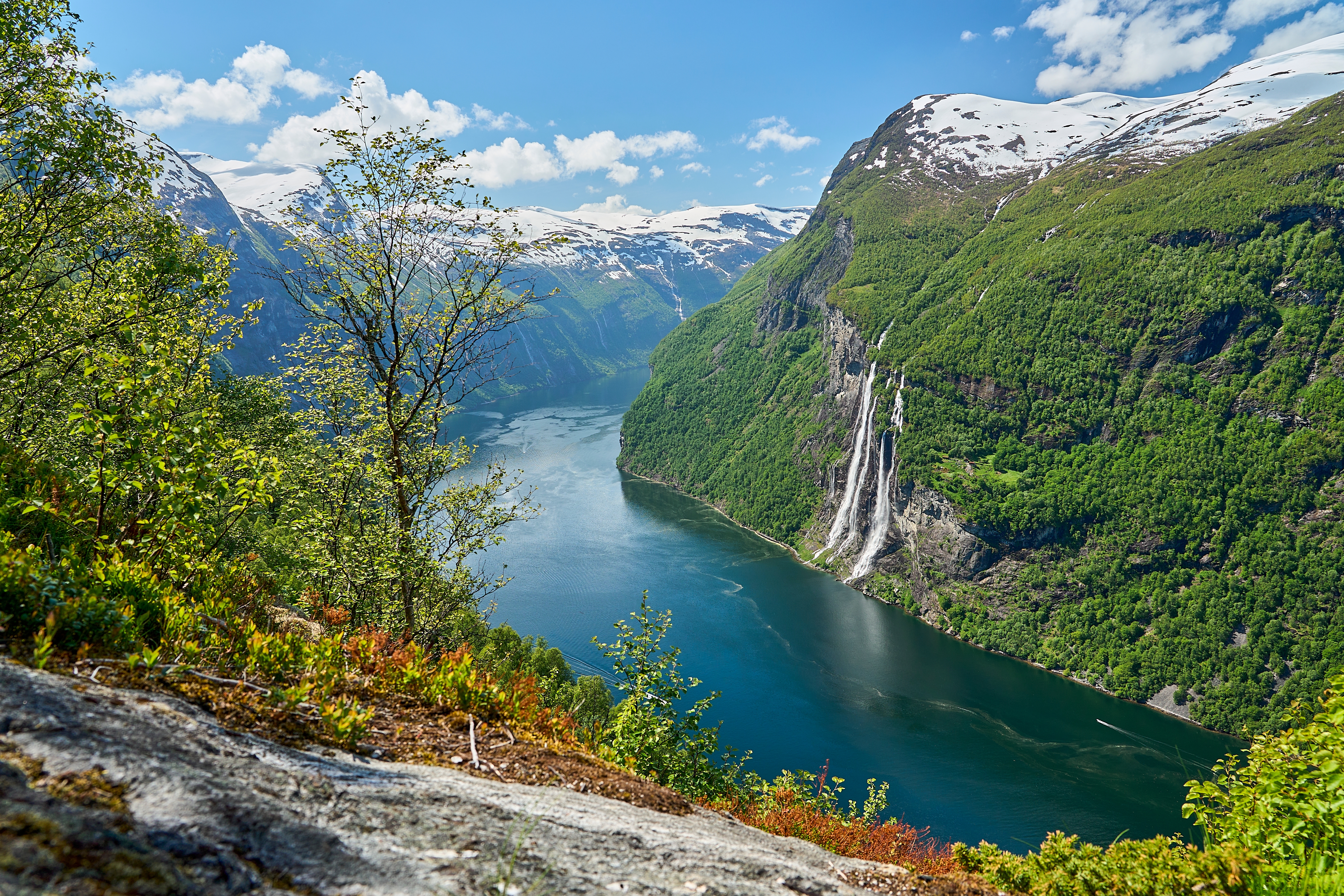 Seven Sisters waterfall in the beautiful Geiranger Fjord. Photo: Shutterstock