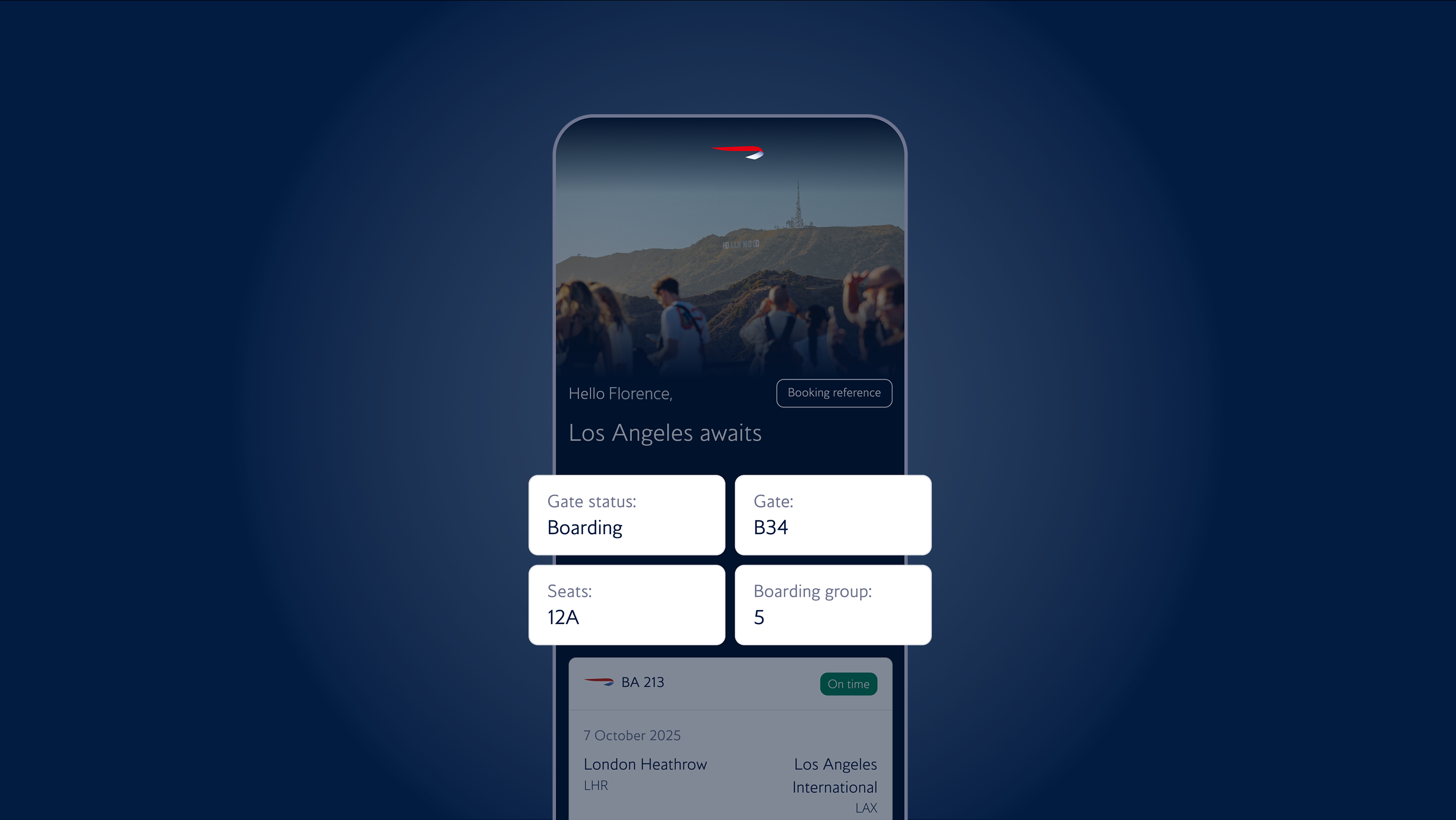 British Airways rolls out new mobile app. Photo: British Airways