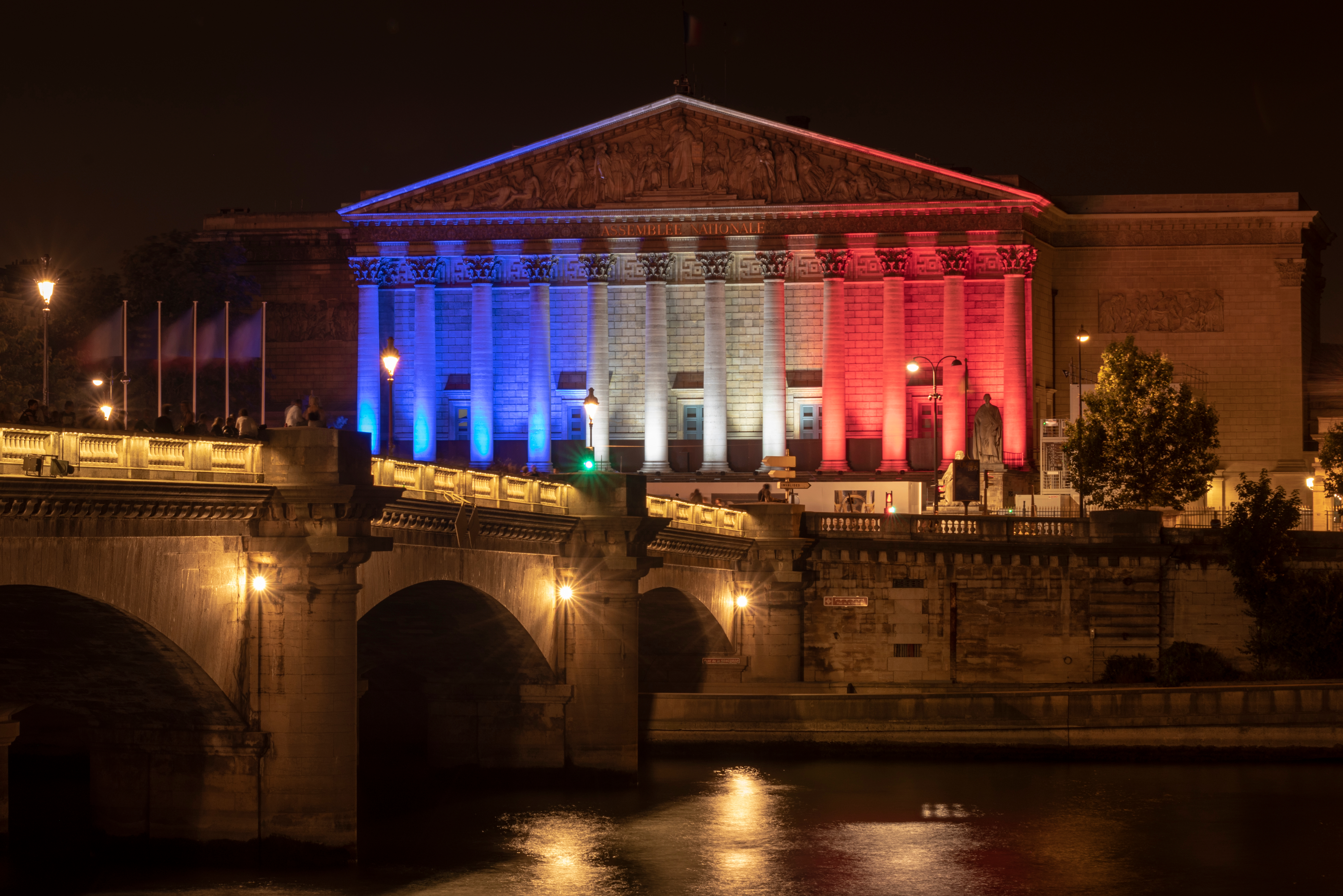 Bastille Day, Palais Bourbon. Photo: Jeff Mott Photography / Shutterstock.com